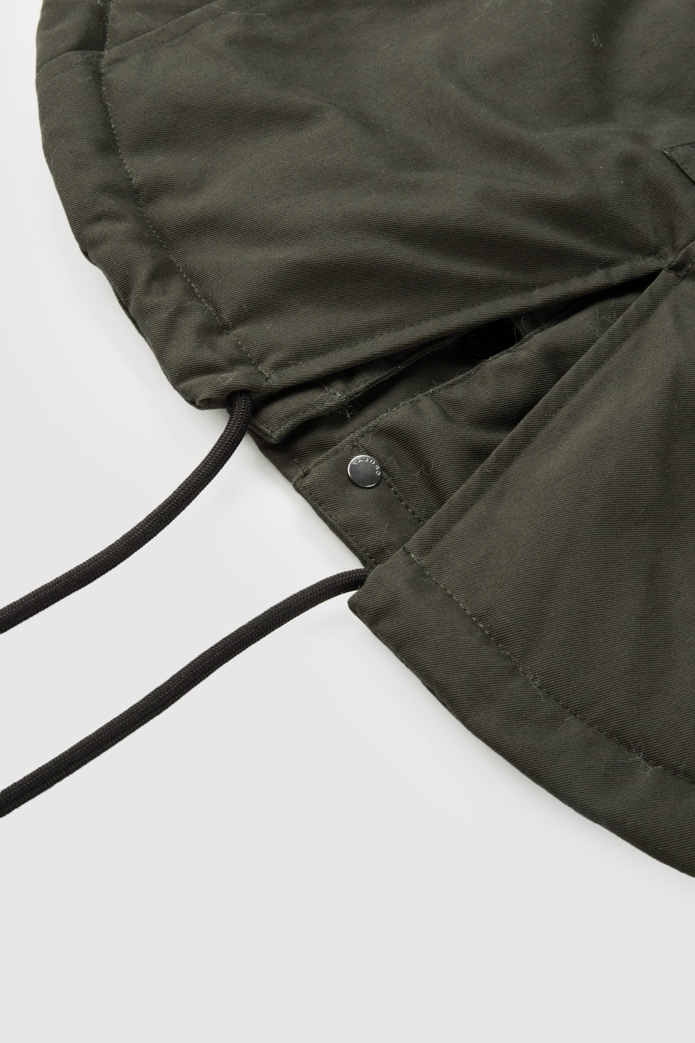 Orolay-Drawstring Waist Fleece-Lined Parka-Drawstring Waist Fleece - Lined Parka - Orolay, #color_dark green