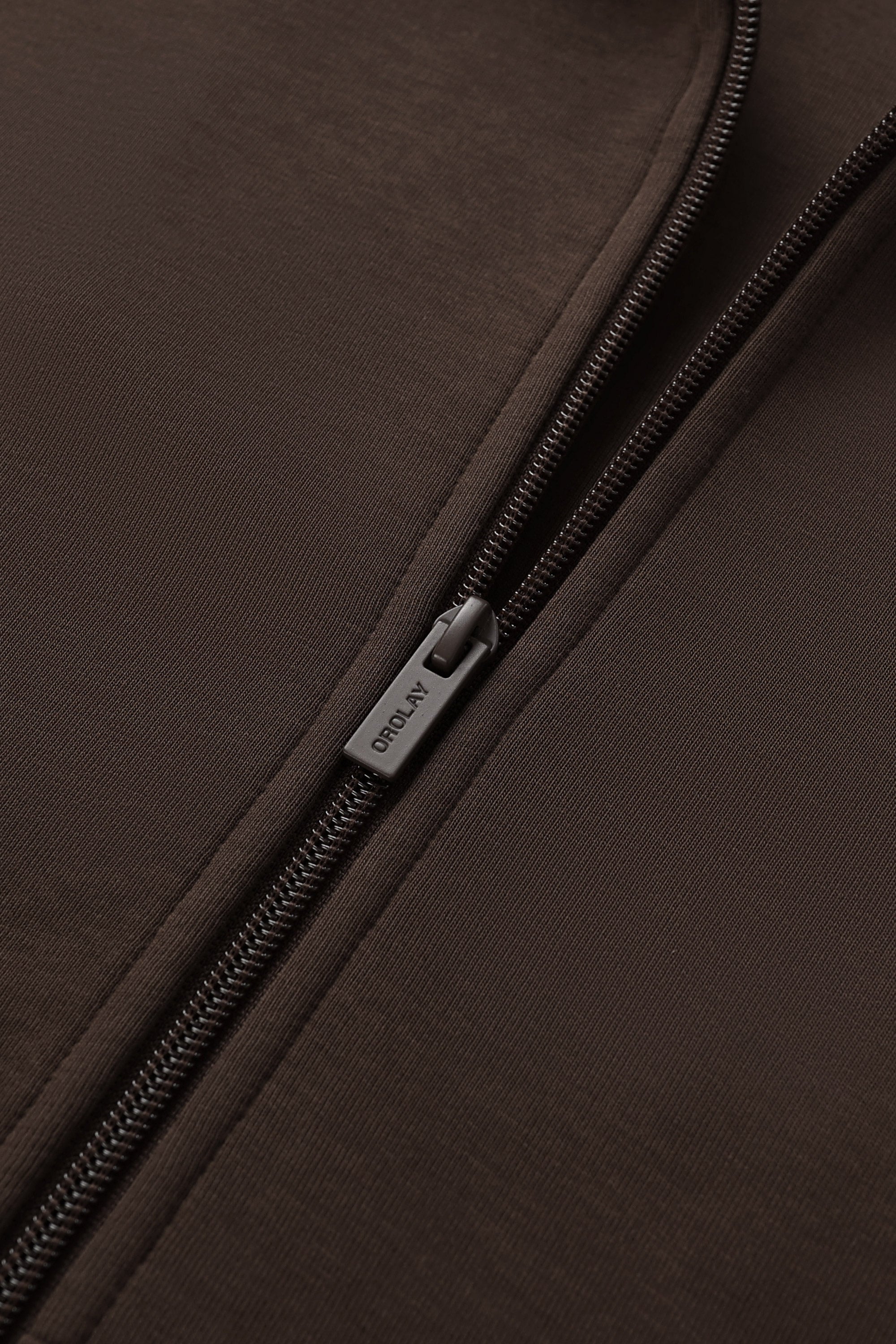 Orolay-Full-Zip Athletic Hoodie-Image 7 of Full-Zip Athletic Hoodie - #color_Emperador