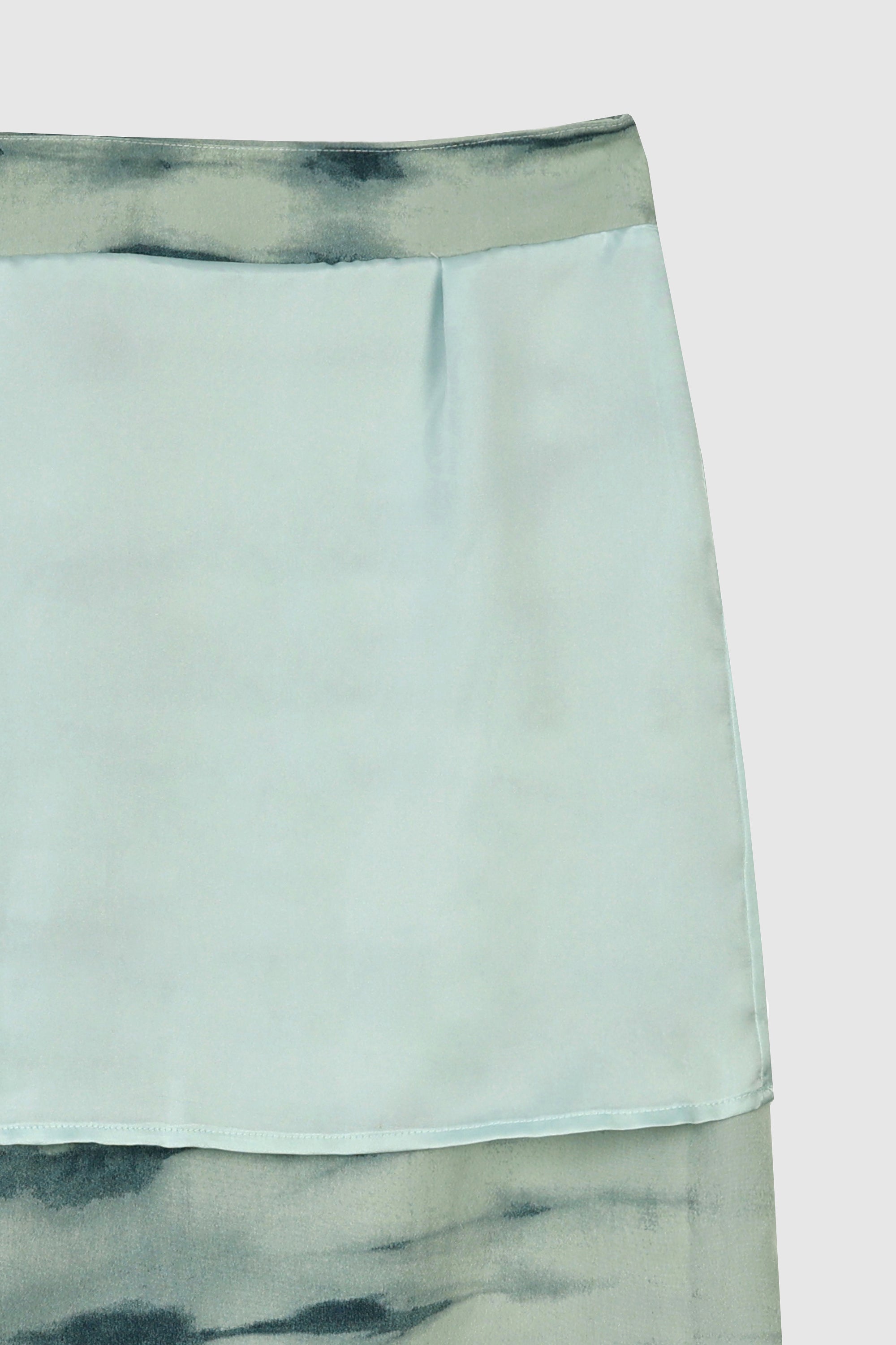 Orolay-High Waist Casual Pencil Skirt-#color_Green Wave