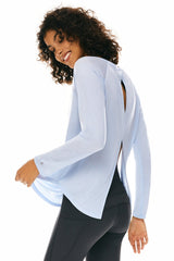 Orolay-Lightweight Long Sleeve Top-Lightweight Long Sleeve Top - Orolay, #color_Light Blue