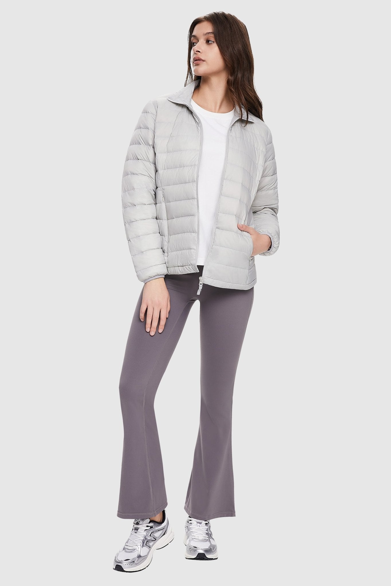 Orolay-Lightweight Quilted Packable Down Jacket-Lightweight Quilted Packable Down Jacket - Orolay, #color_Lightgray