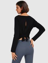 Orolay-Lightweight Long Sleeve Top-Lightweight Long Sleeve Top - Orolay, #color_Black