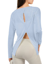 Orolay-Lightweight Long Sleeve Top-Lightweight Long Sleeve Top - Orolay, #color_Light Blue