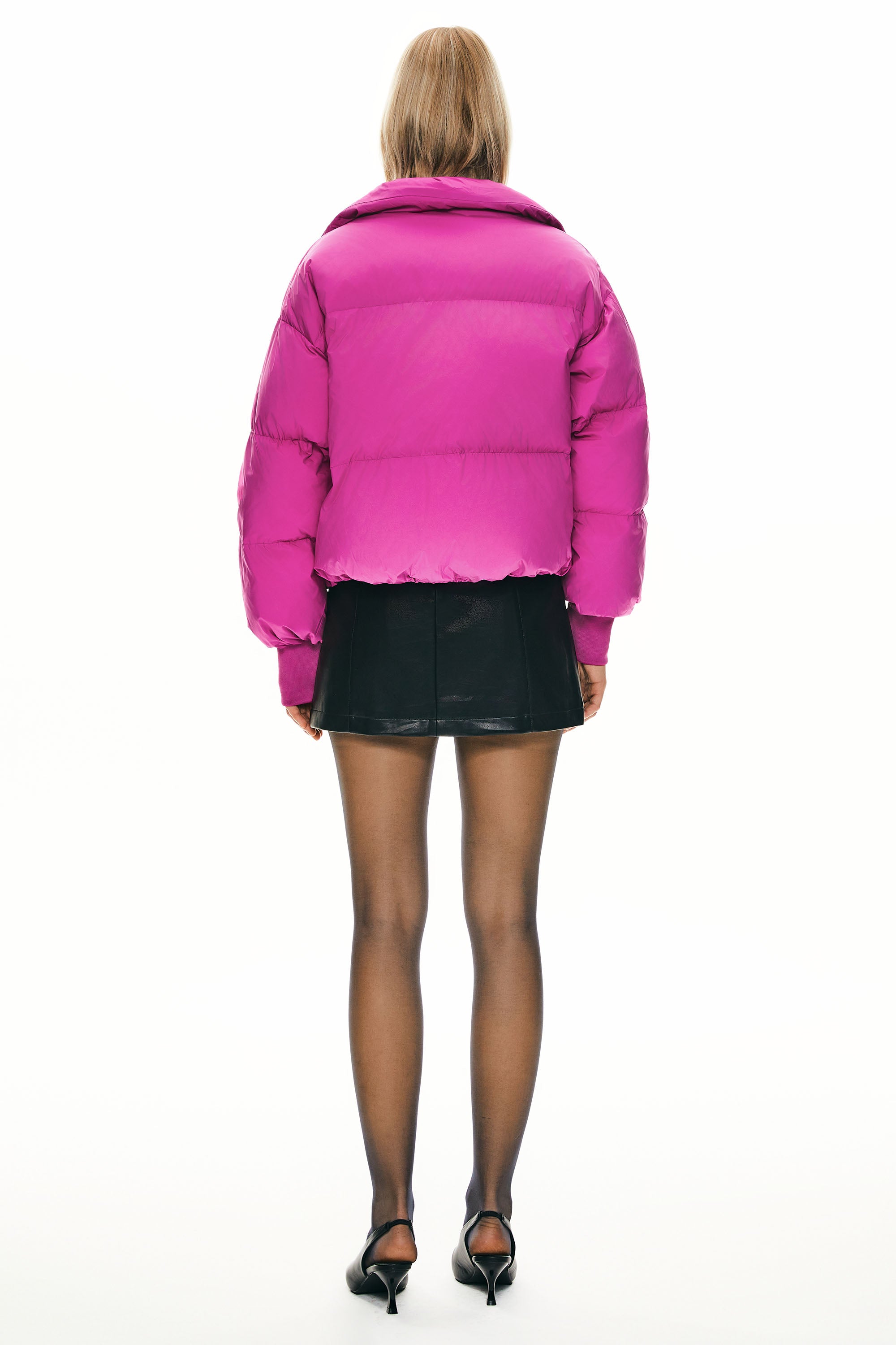 Orolay-Puff-O Classics Short Oversized Down Coat-#color_rose