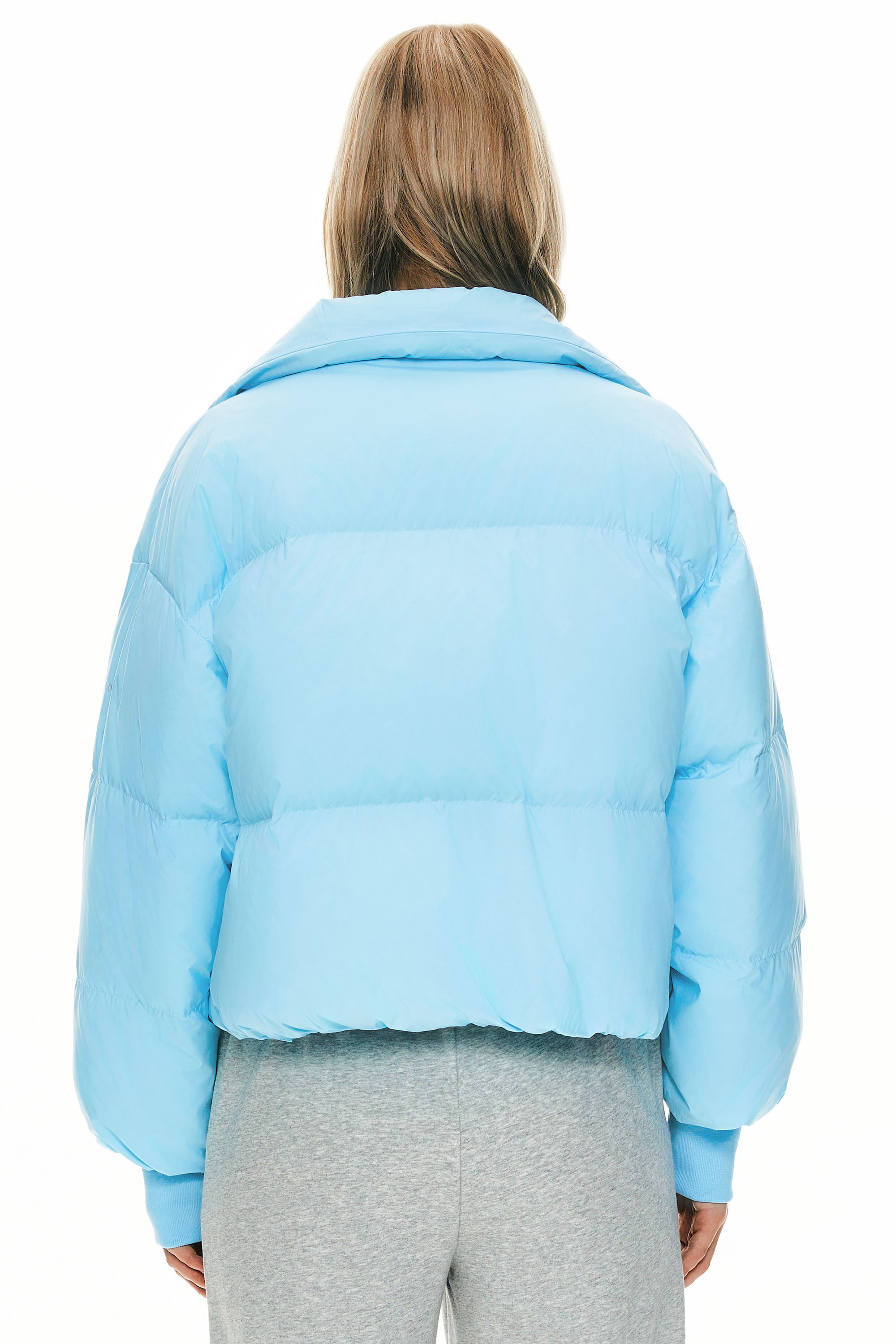 Orolay-Puff-O Classics Short Oversized Down Coat-#color_Crystal Blue