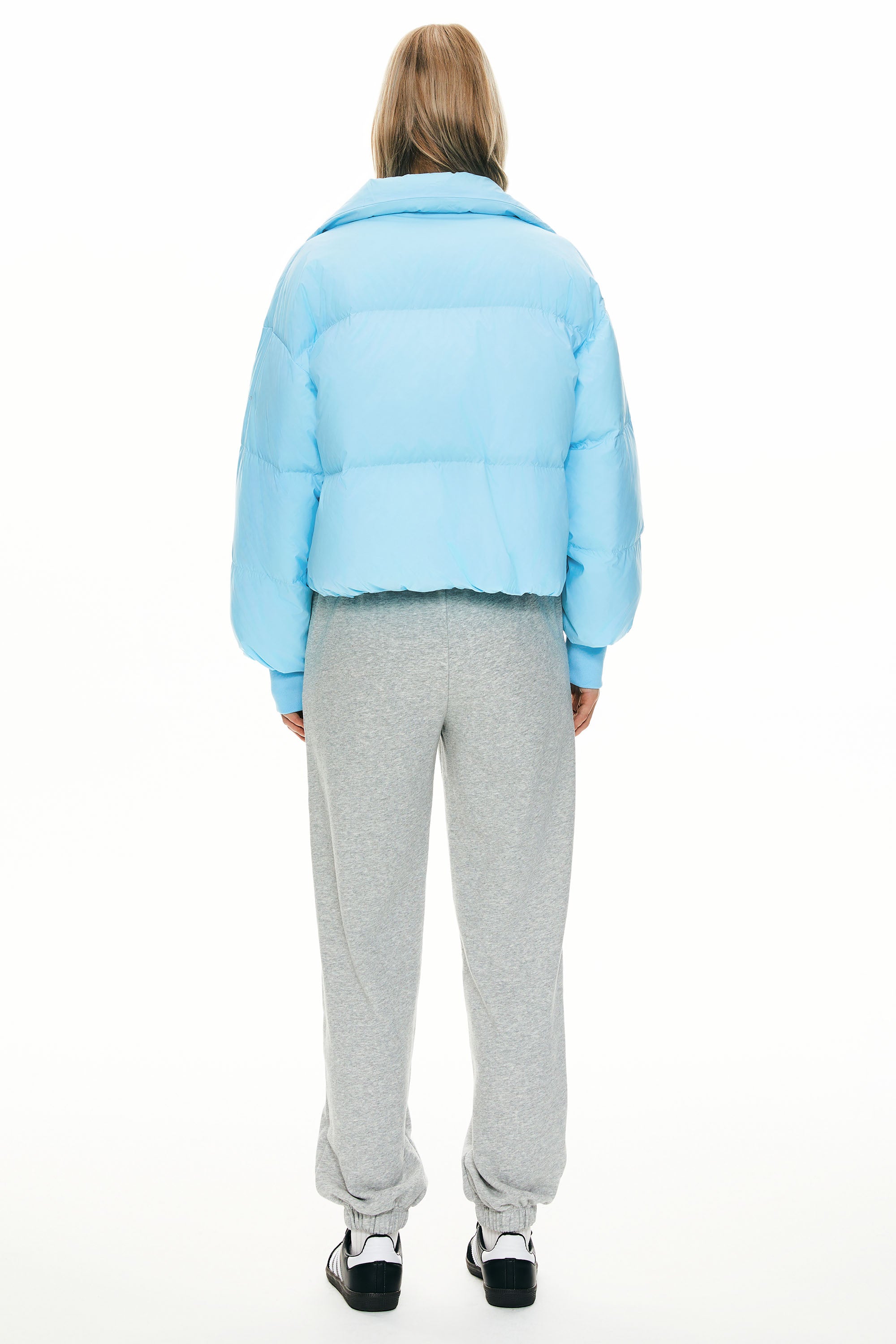 Orolay-Puff-O Classics Short Oversized Down Coat-#color_Crystal Blue