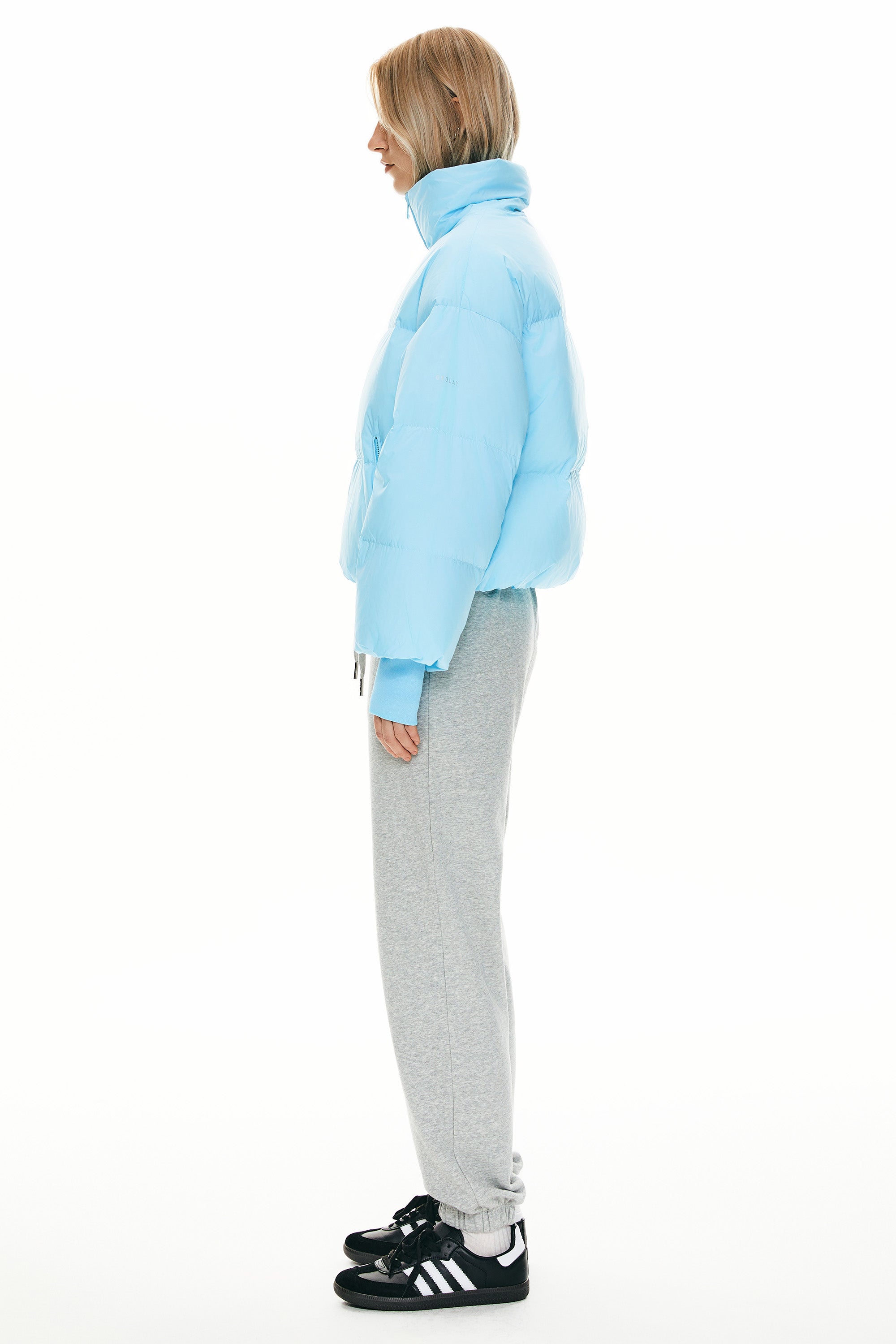 Orolay-Puff-O Classics Short Oversized Down Coat-#color_Crystal Blue
