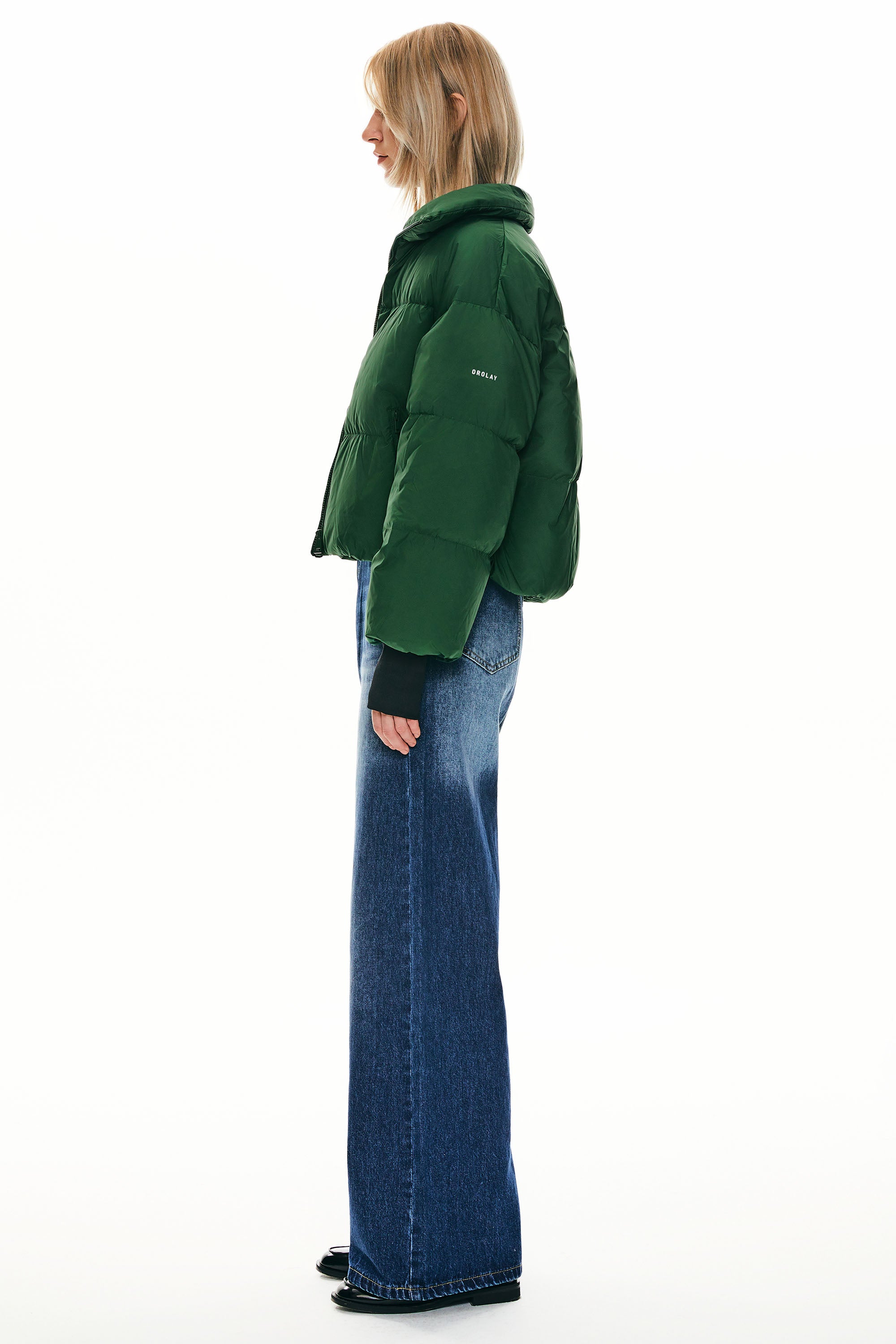 Orolay-Puff-O Classics Short Oversized Down Coat-#color_Formal Garden