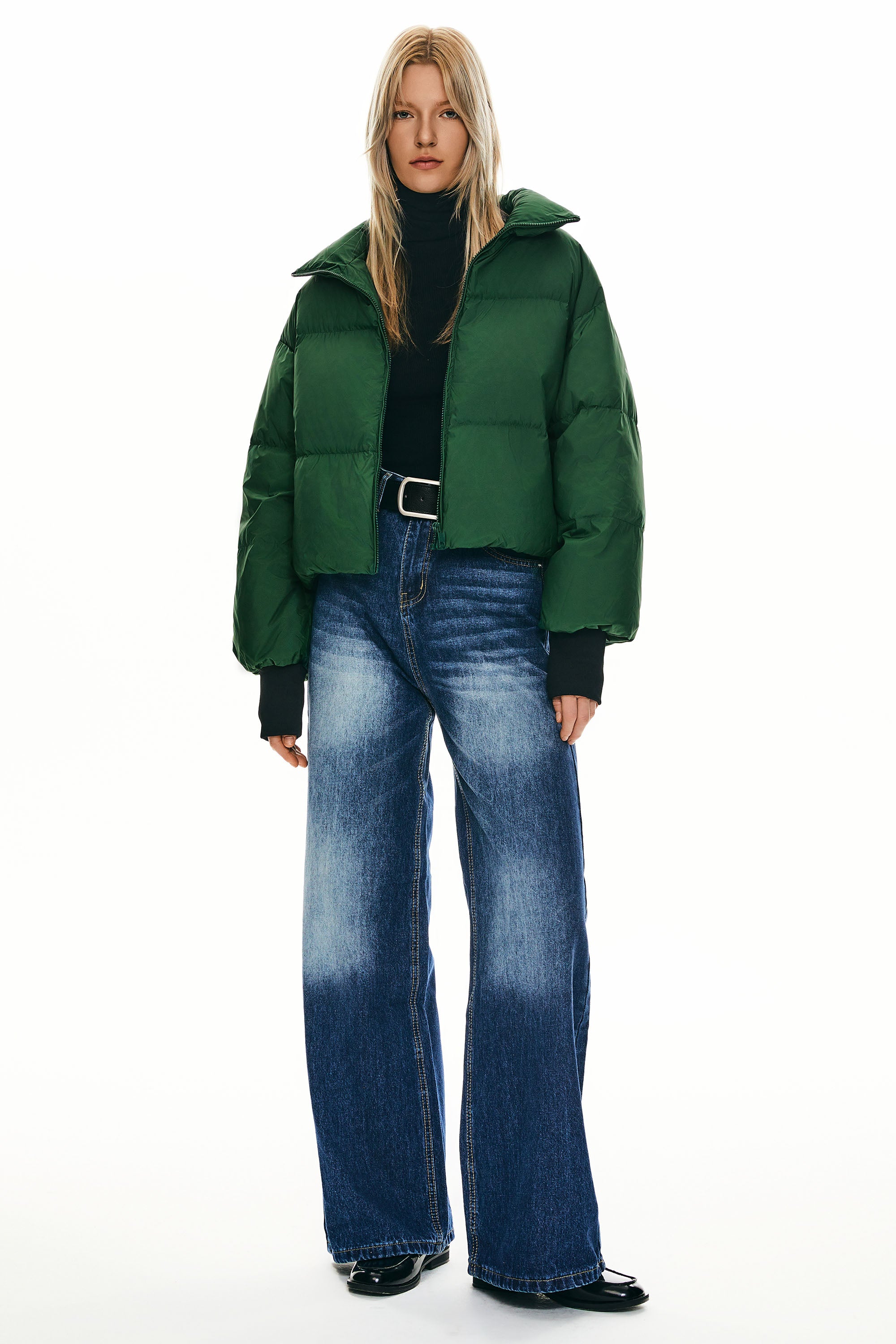 Orolay-Puff-O Classics Short Oversized Down Coat-#color_Formal Garden