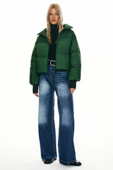 Orolay-Puff-O Classics Short Oversized Down Coat-#color_Formal Garden