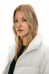 Orolay-Puff-O Classics Short Oversized Down Coat-#color_White