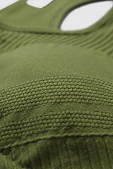 Orolay-Seamless Sports Bra with Removable Pads-#color_Chive