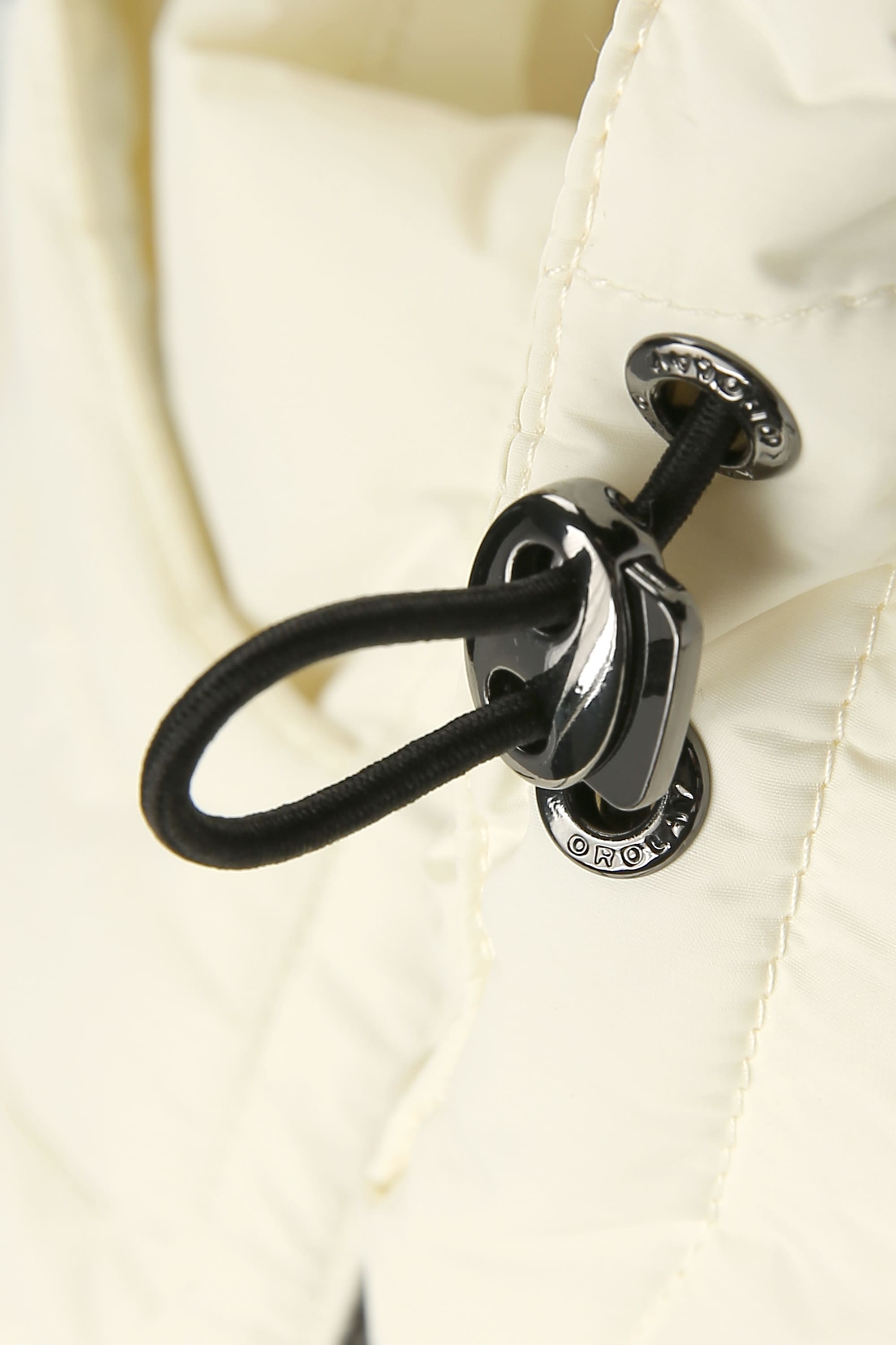 Orolay-Slant Pocket Zip up Puffer Down Coat-#color_off-White