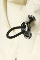 Orolay-Slant Pocket Zip up Puffer Down Coat-#color_off-White