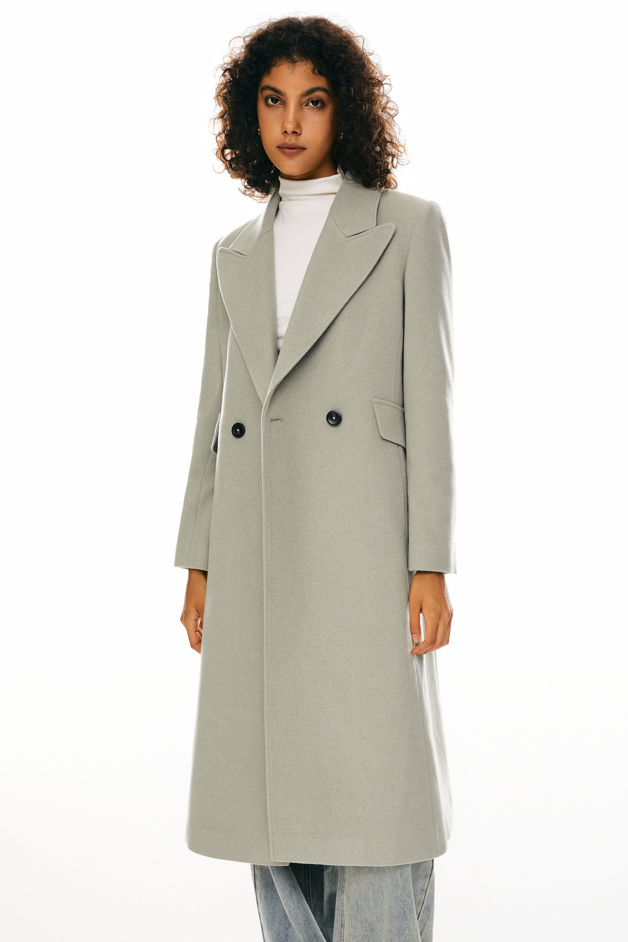 Orolay-Wool-Blend-Long-Coat #color_Gray