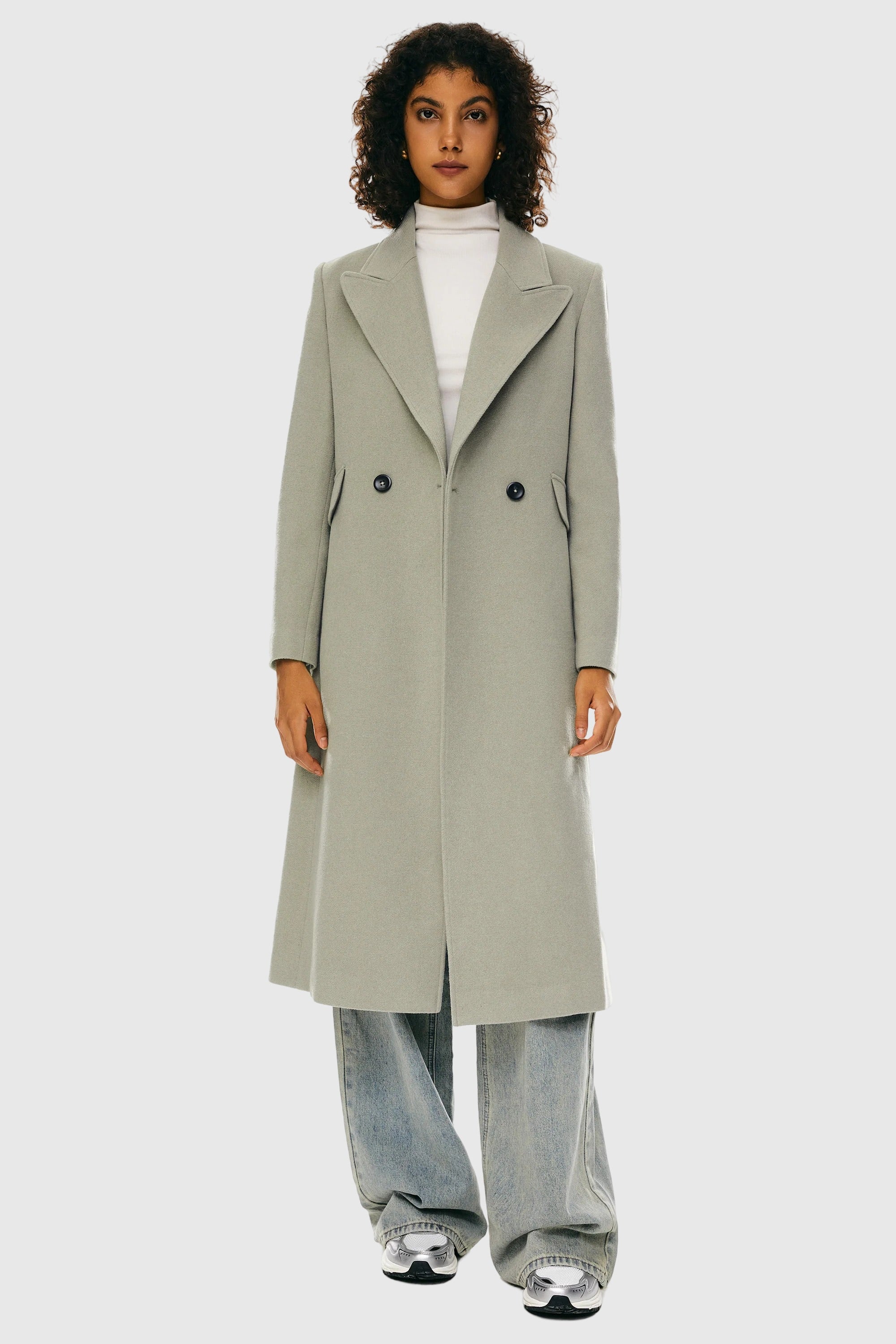 Orolay-Wool-Blend-Long-Coat #color_Gray