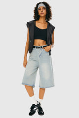 Sleeveless Hoodie from Orolay - #color_Charcoal