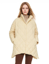 Orolay Oversized Quilted Puffer Jacket Lightweight with Pockets #color_khaki