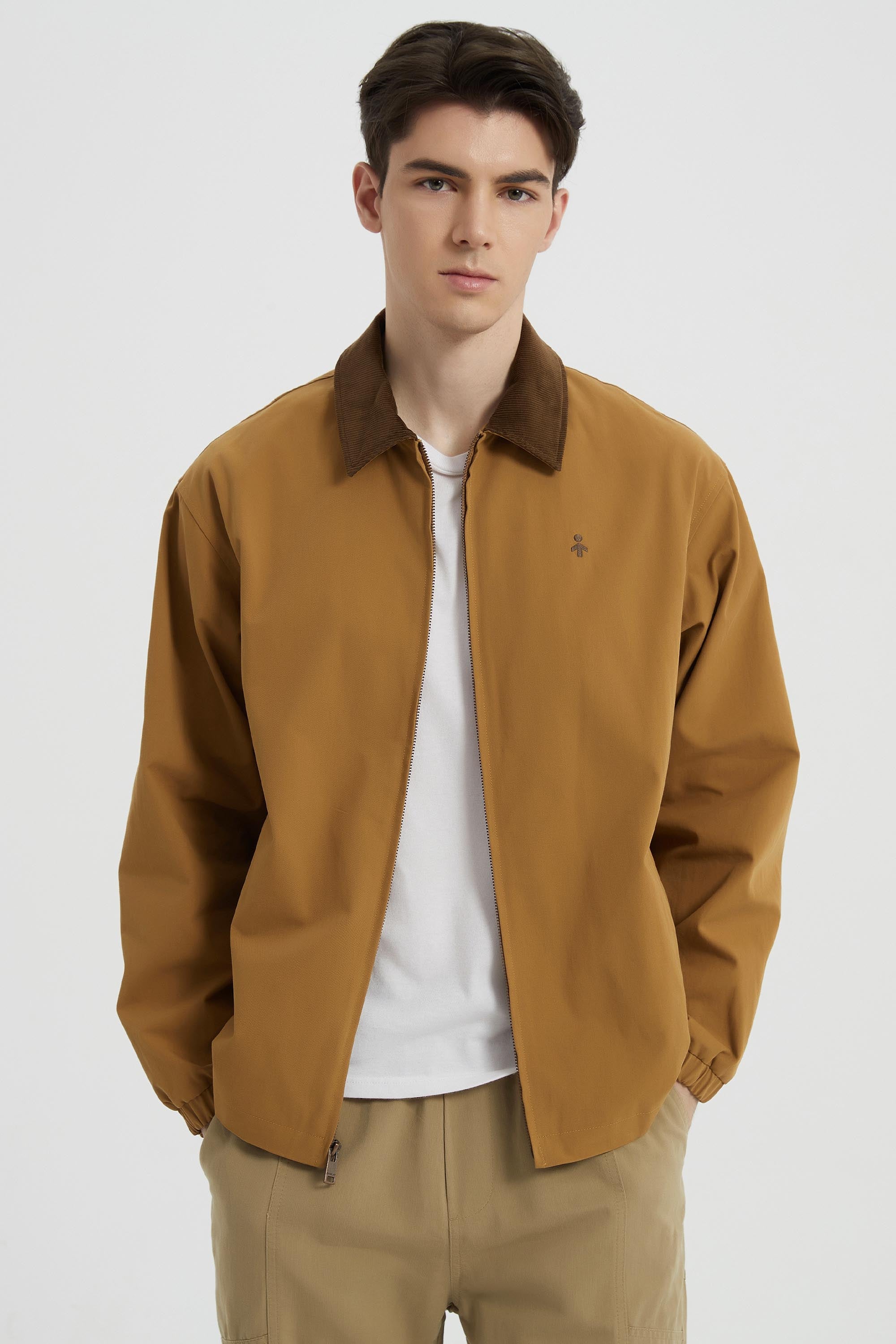 Orolay Lightweight Casual Windbreaker Jacket #color_brown