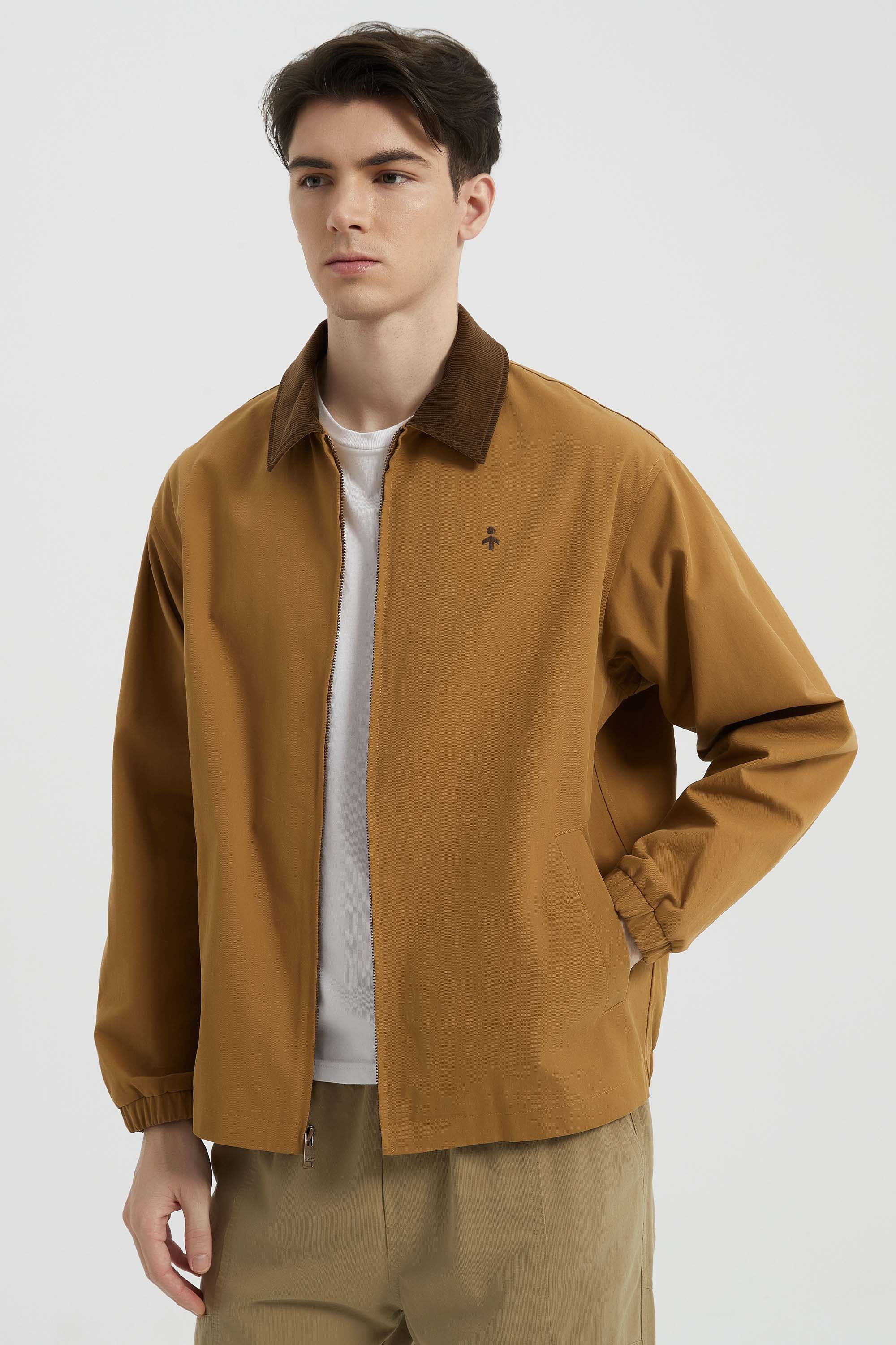 Orolay Lightweight Casual Windbreaker Jacket #color_brown