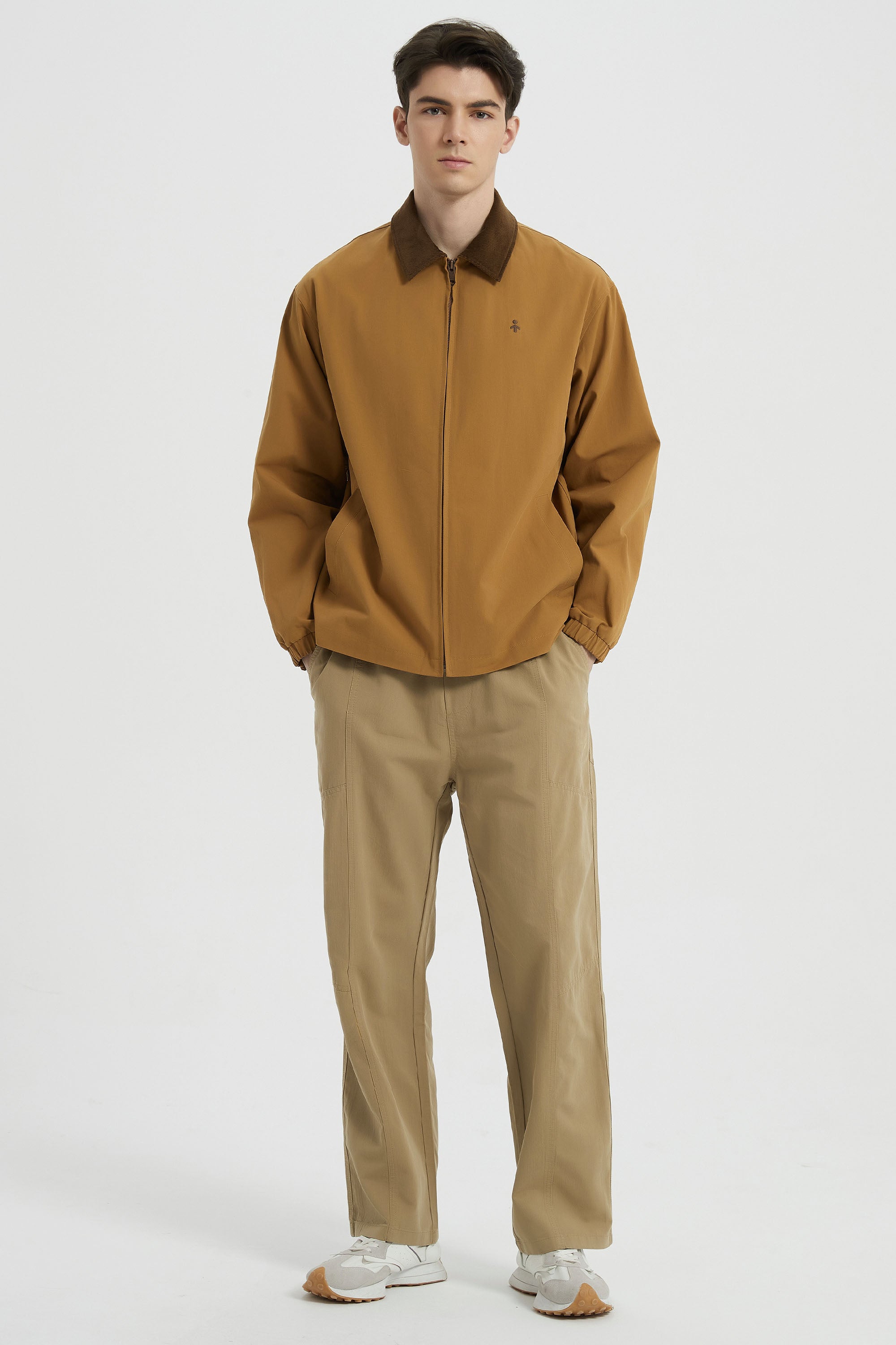 Orolay Lightweight Casual Windbreaker Jacket #color_brown