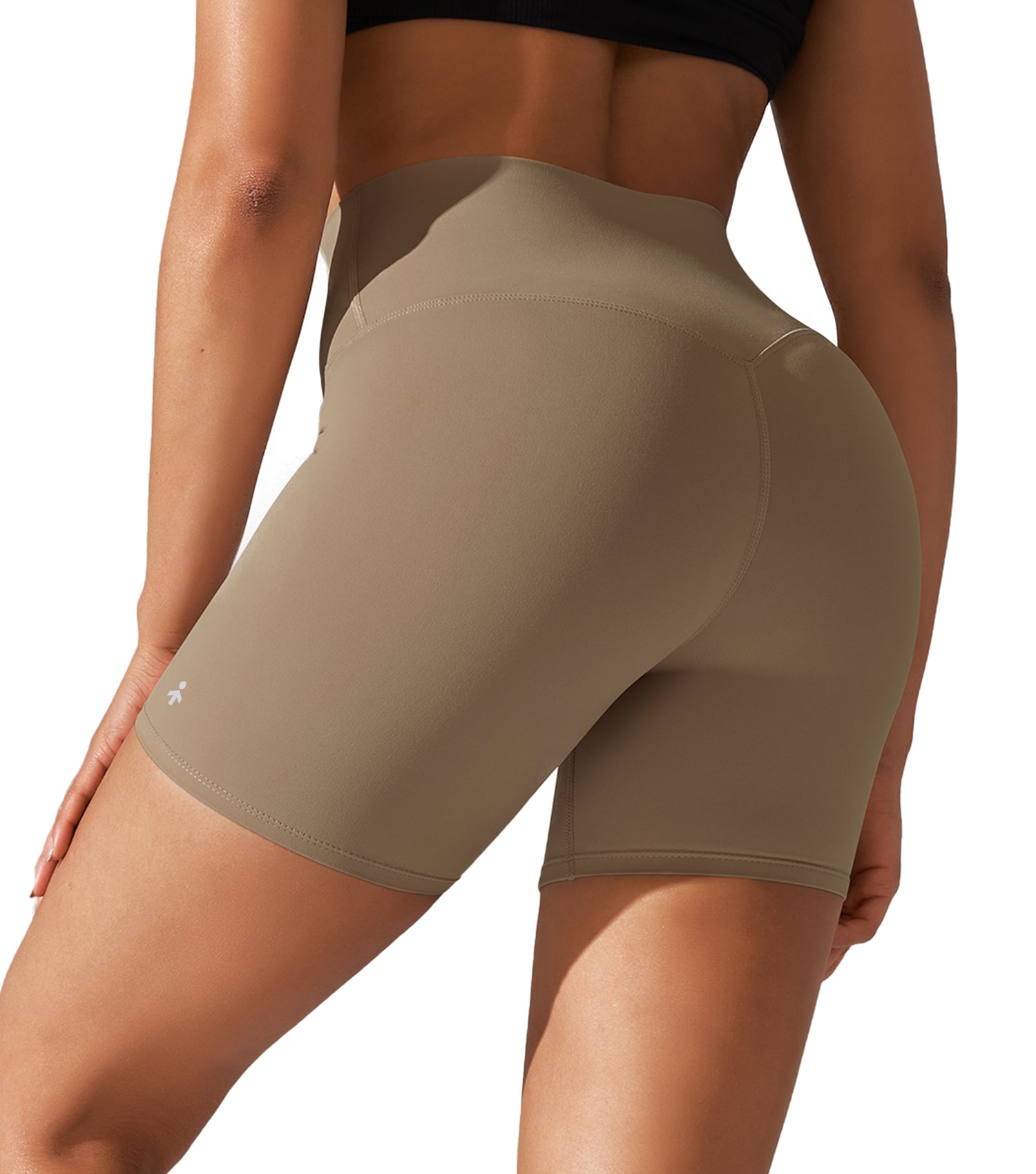 Orolay-Naked Feeling Biker Shorts-Naked Feeling Biker Shorts - Orolay, #color_Khaki