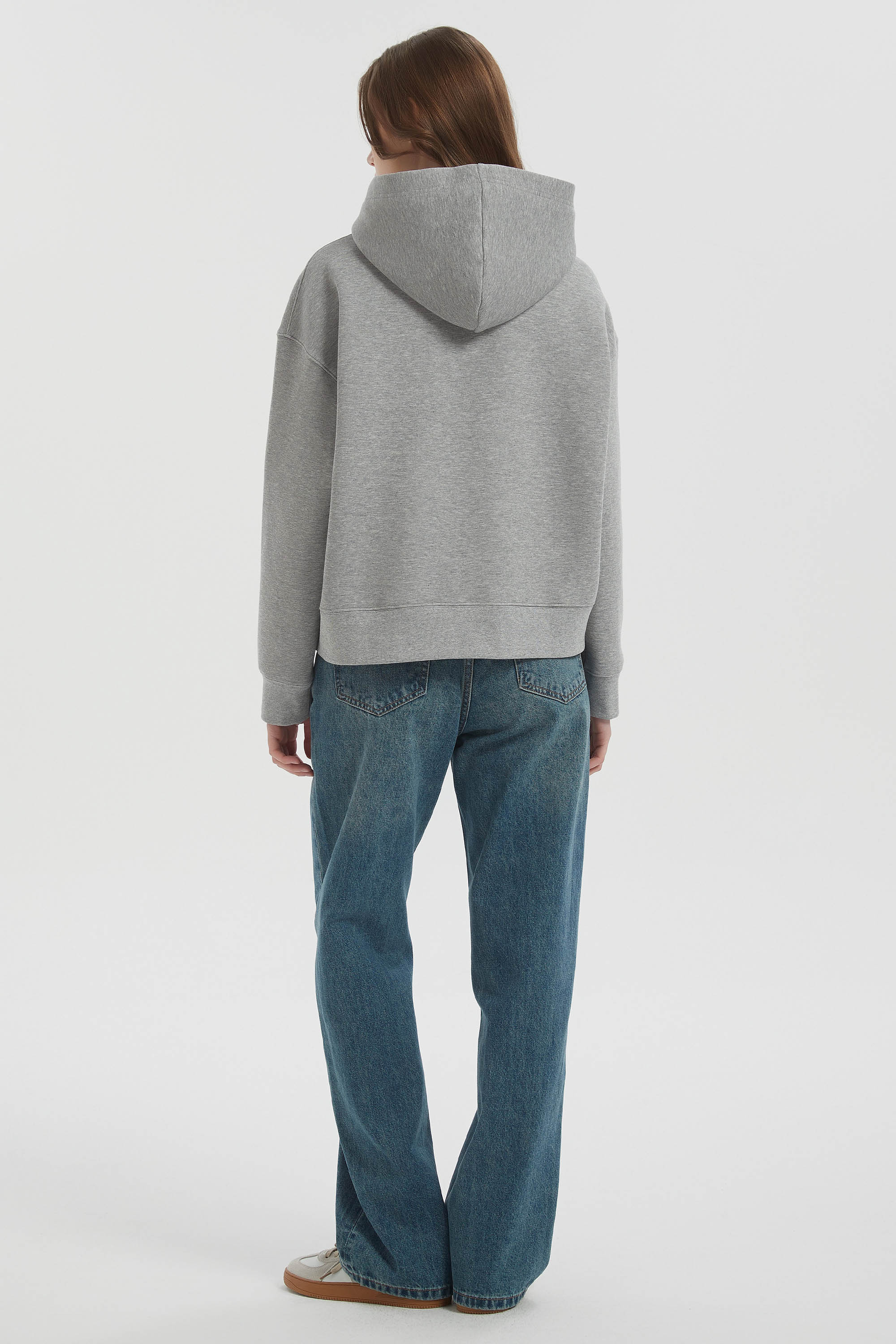 Orolay Causal Hoodies Pullover with Pocket #color_gray