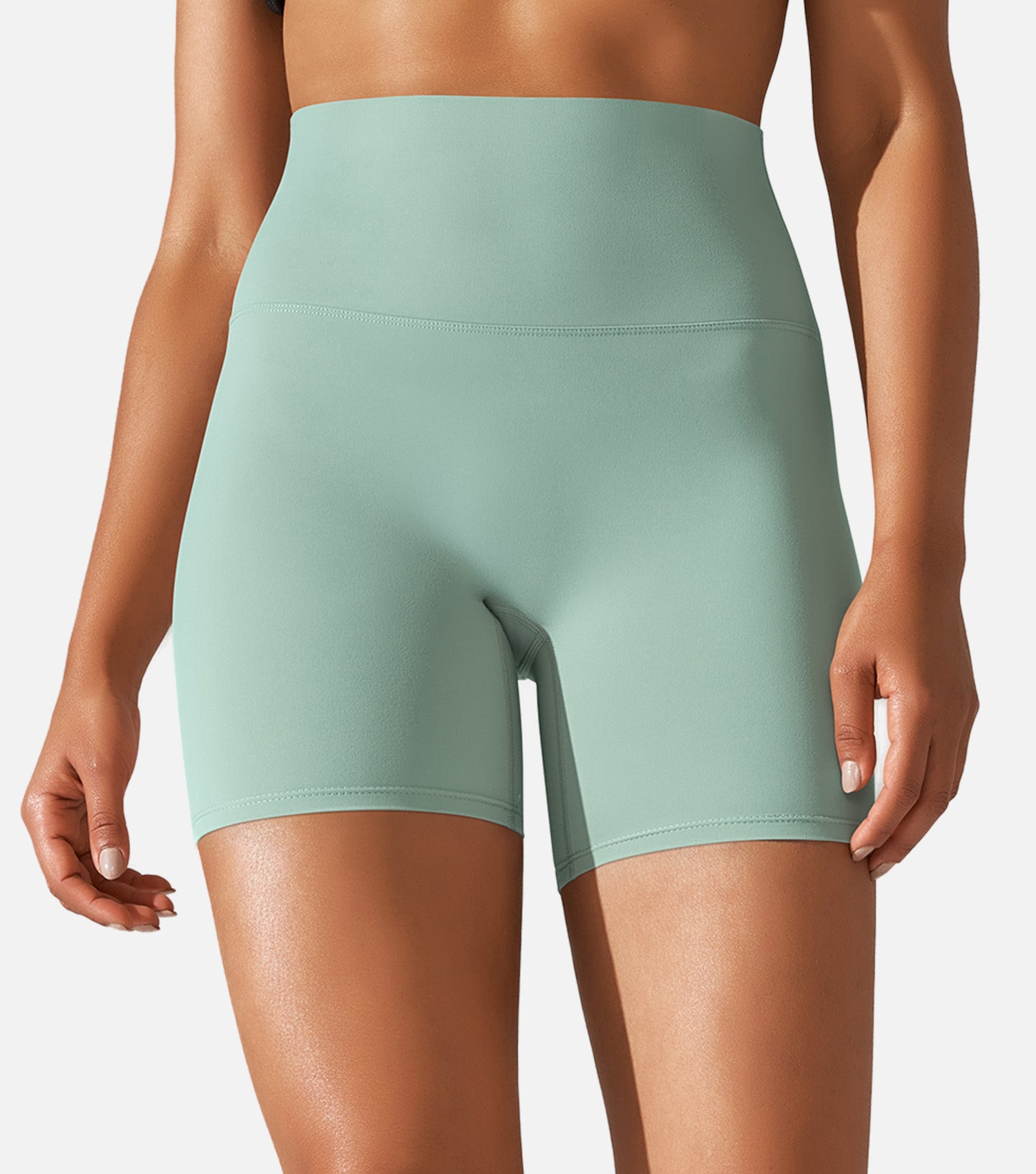Orolay Feeling Biker Shorts-Naked Feeling Biker Shorts - Orolay, #color_green