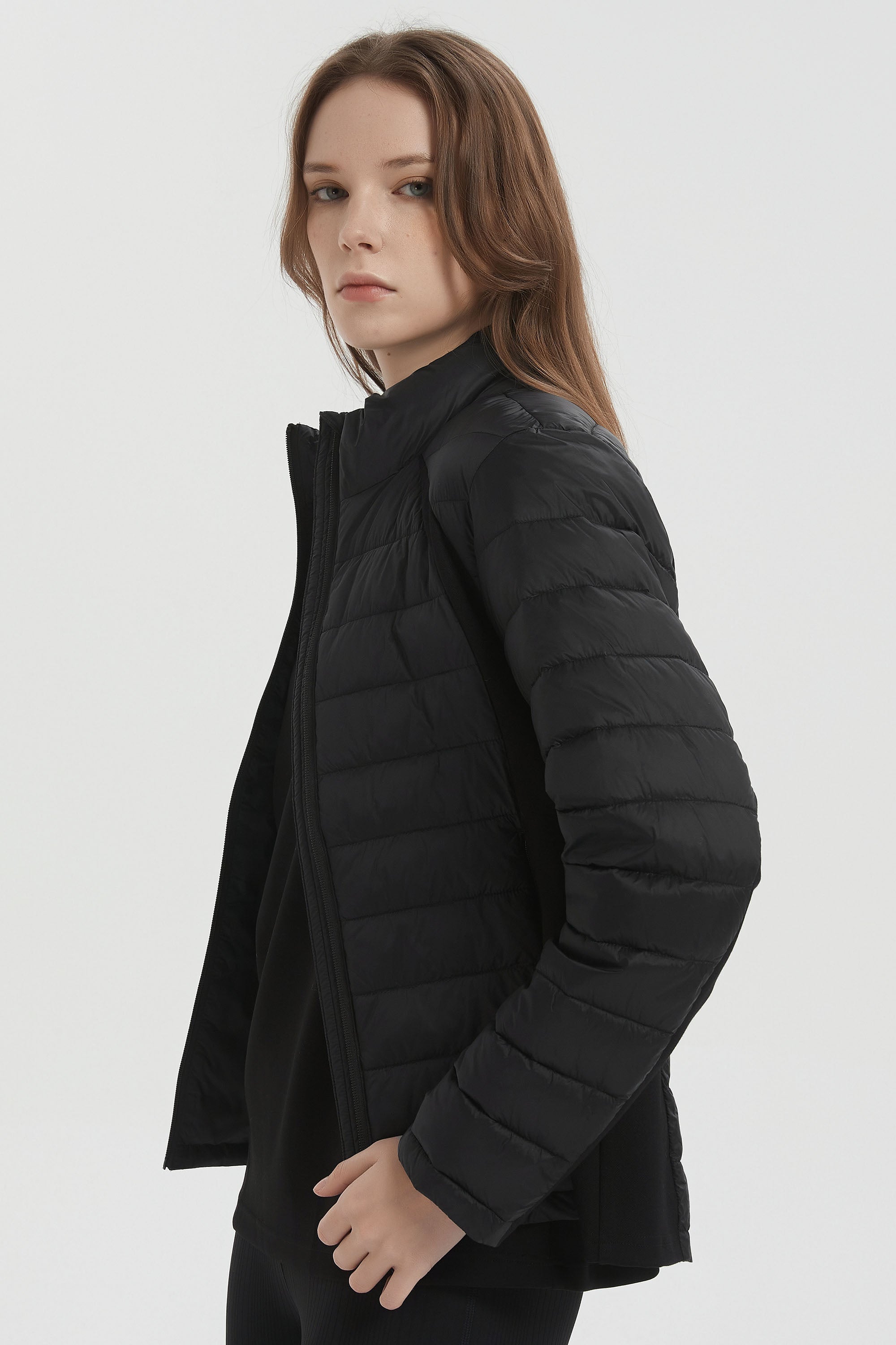 Orolay Lightweight Insulated Quilted Puffer Coats Breathable #color_black