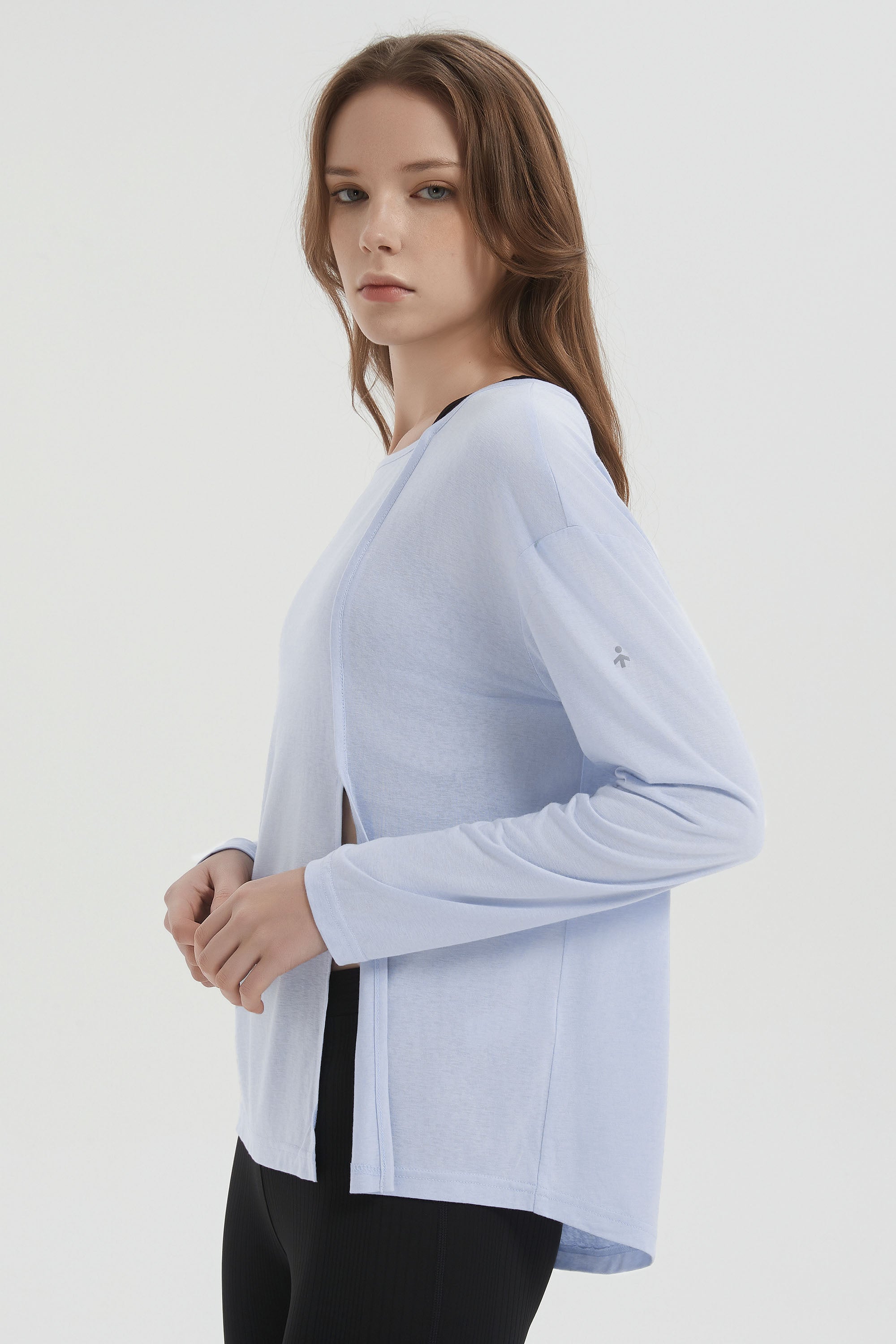 orolay Long Sleeve Sun T-Shirts Lightweight UV Protection #color_light blue