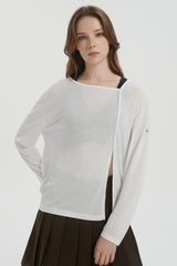 orolay Long Sleeve Sun T-Shirts Lightweight UV Protection #color_white