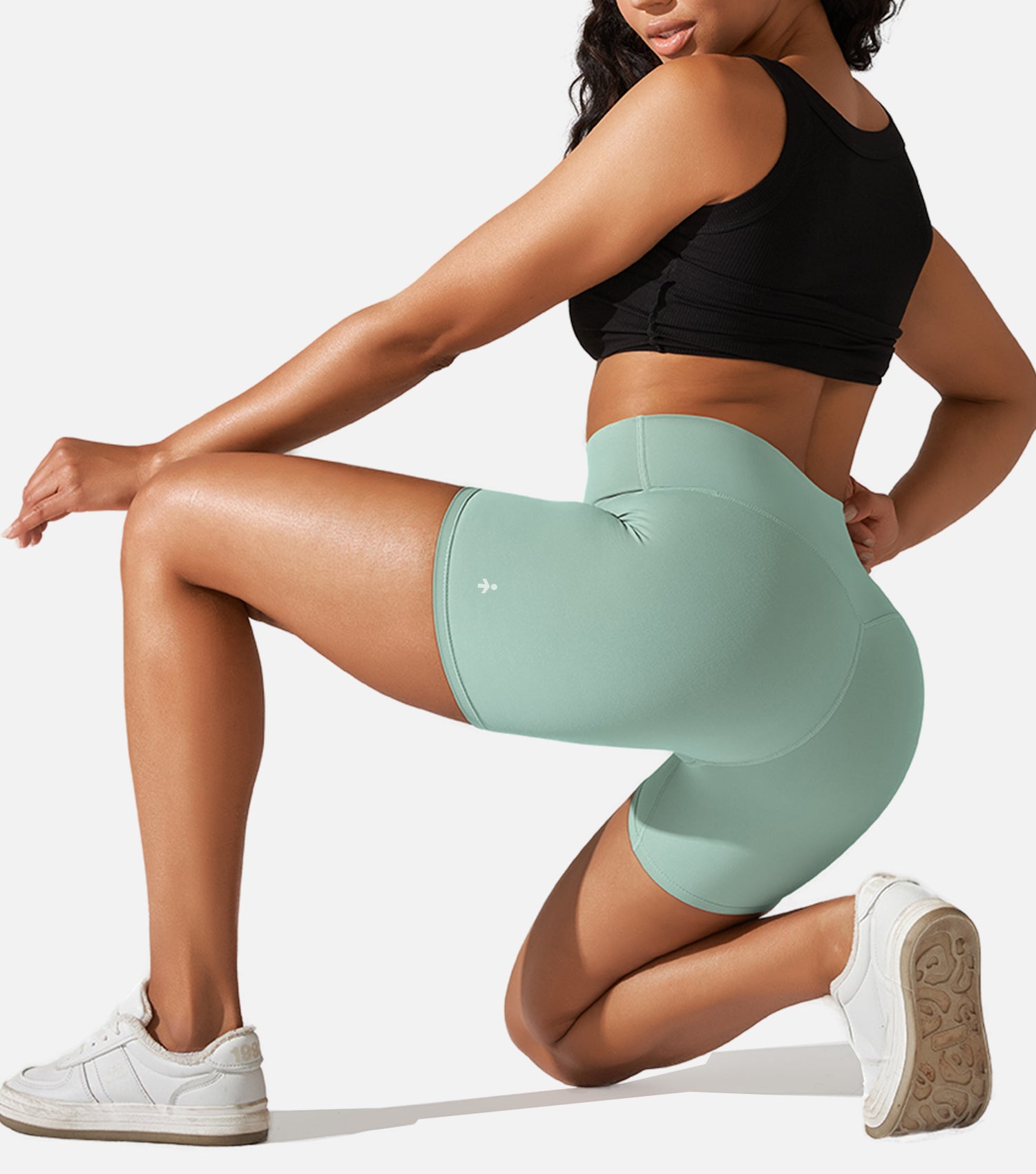 Orolay Feeling Biker Shorts-Naked Feeling Biker Shorts - Orolay, #color_green