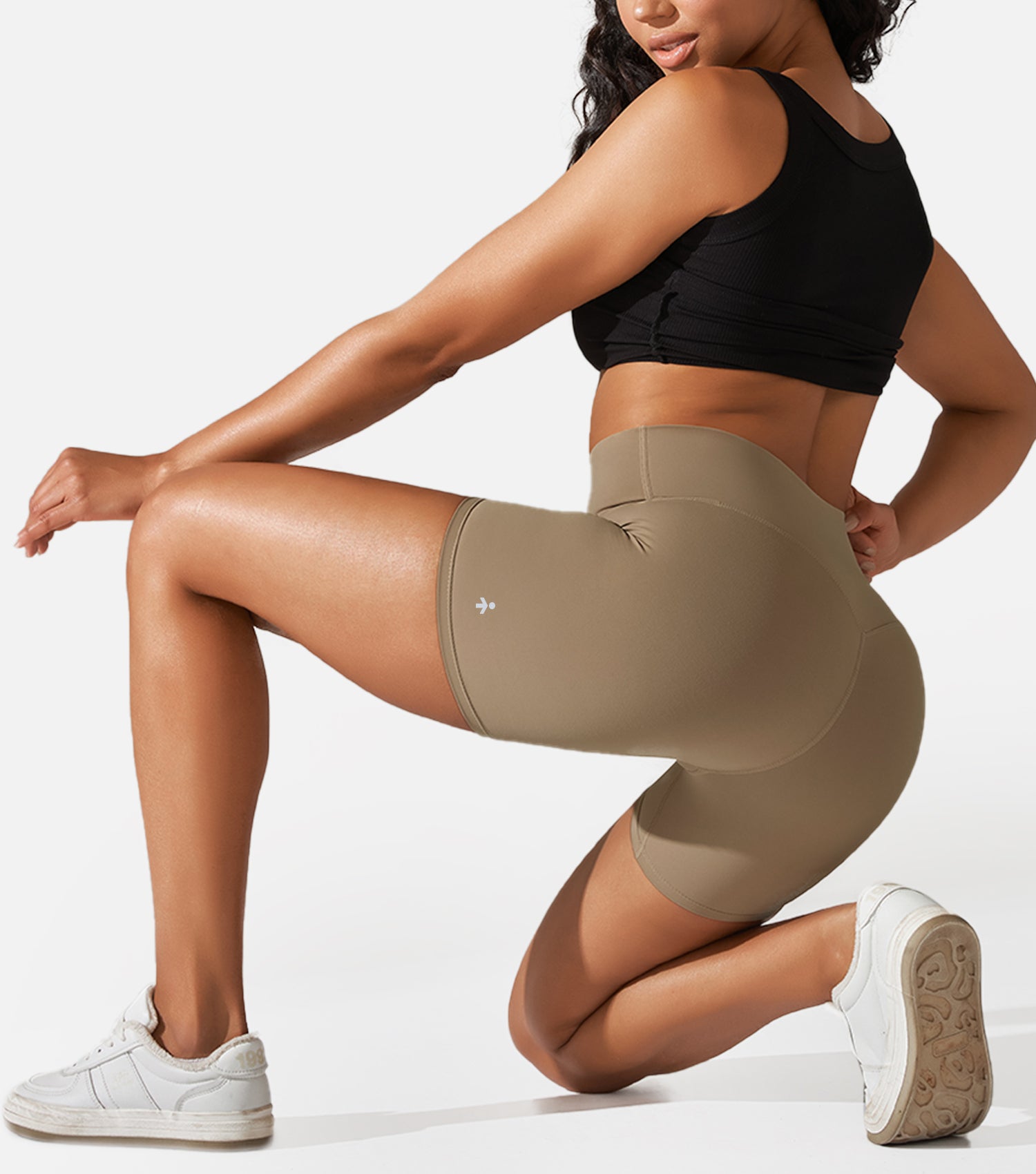 Orolay-Naked Feeling Biker Shorts-Naked Feeling Biker Shorts - Orolay, #color_Khaki