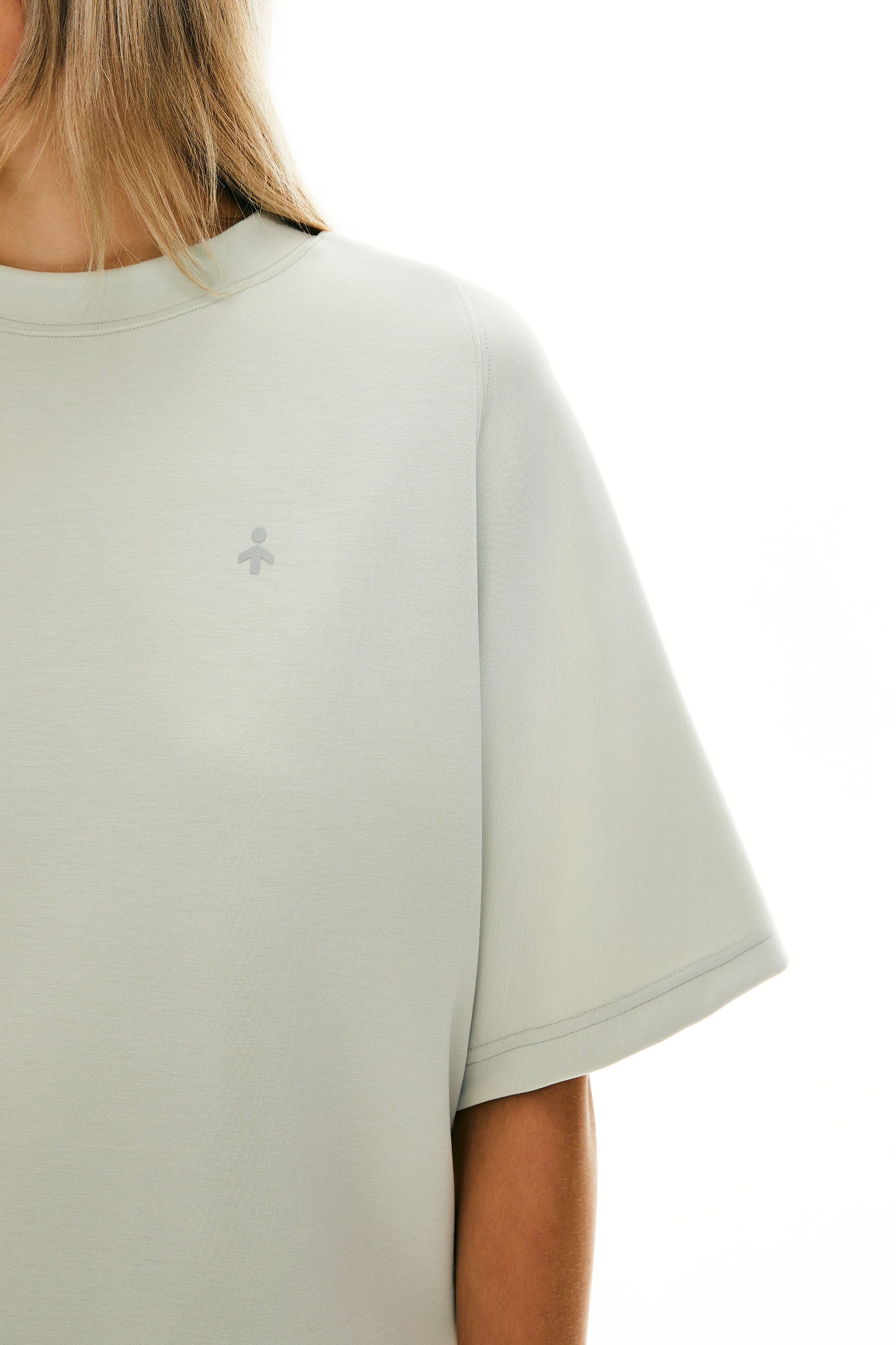 orolay Casual Crew Neck T-Shirt Tops Basic Workout #color_light green