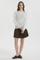 orolay Long Sleeve Sun T-Shirts Lightweight UV Protection #color_white