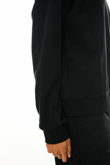 Orolay Casual Crewneck Sweatshirts Long Sleeve #color_black