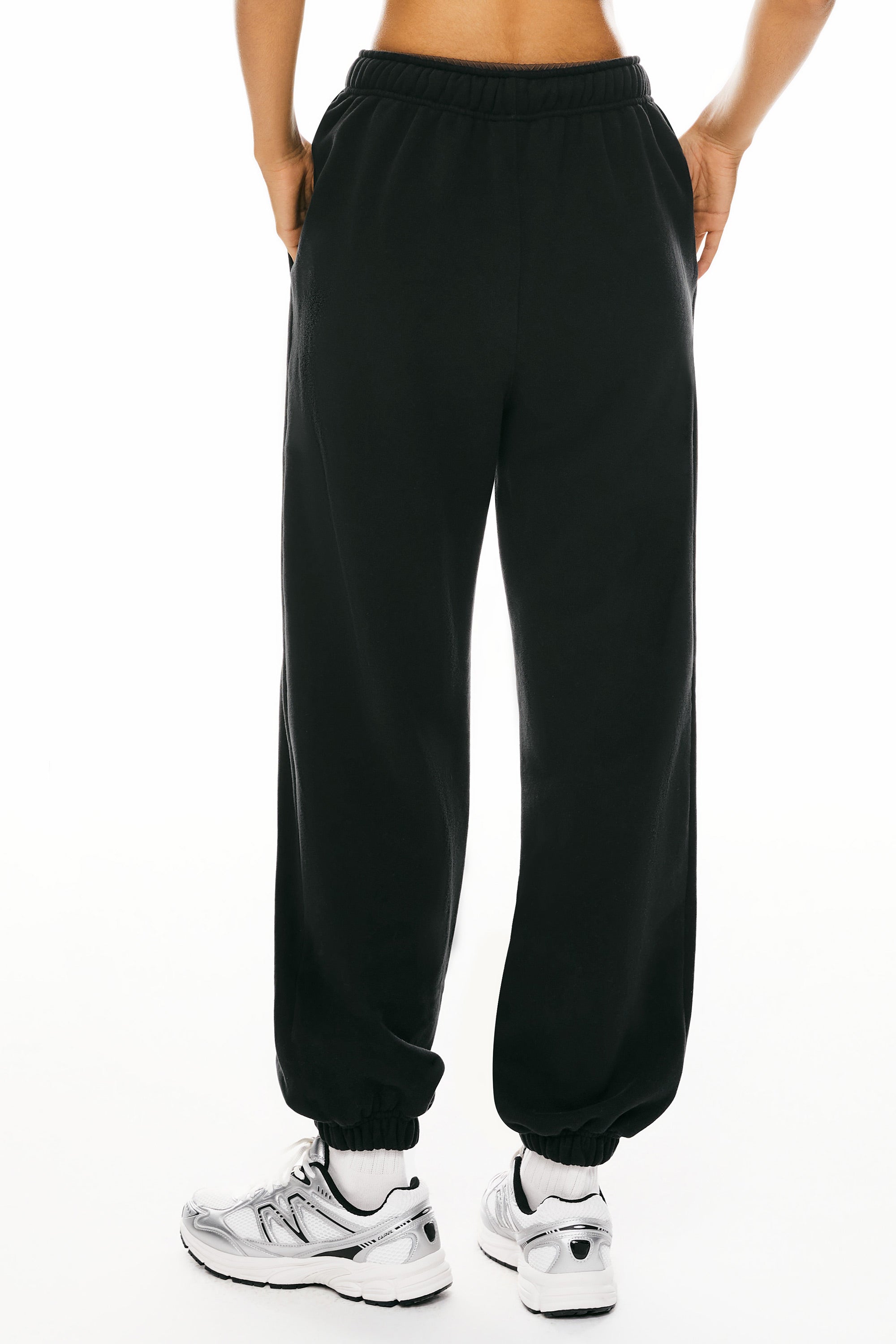 Orolay Fleece Lined Sweatpants Athletic Workout #color_black