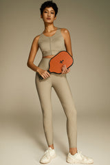 FlexSeam™ High-Waisted Signature Full Length Leggings #color_Khaki