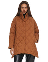 Orolay Oversized Quilted Puffer Jacket Lightweight with Pockets #color_coffee