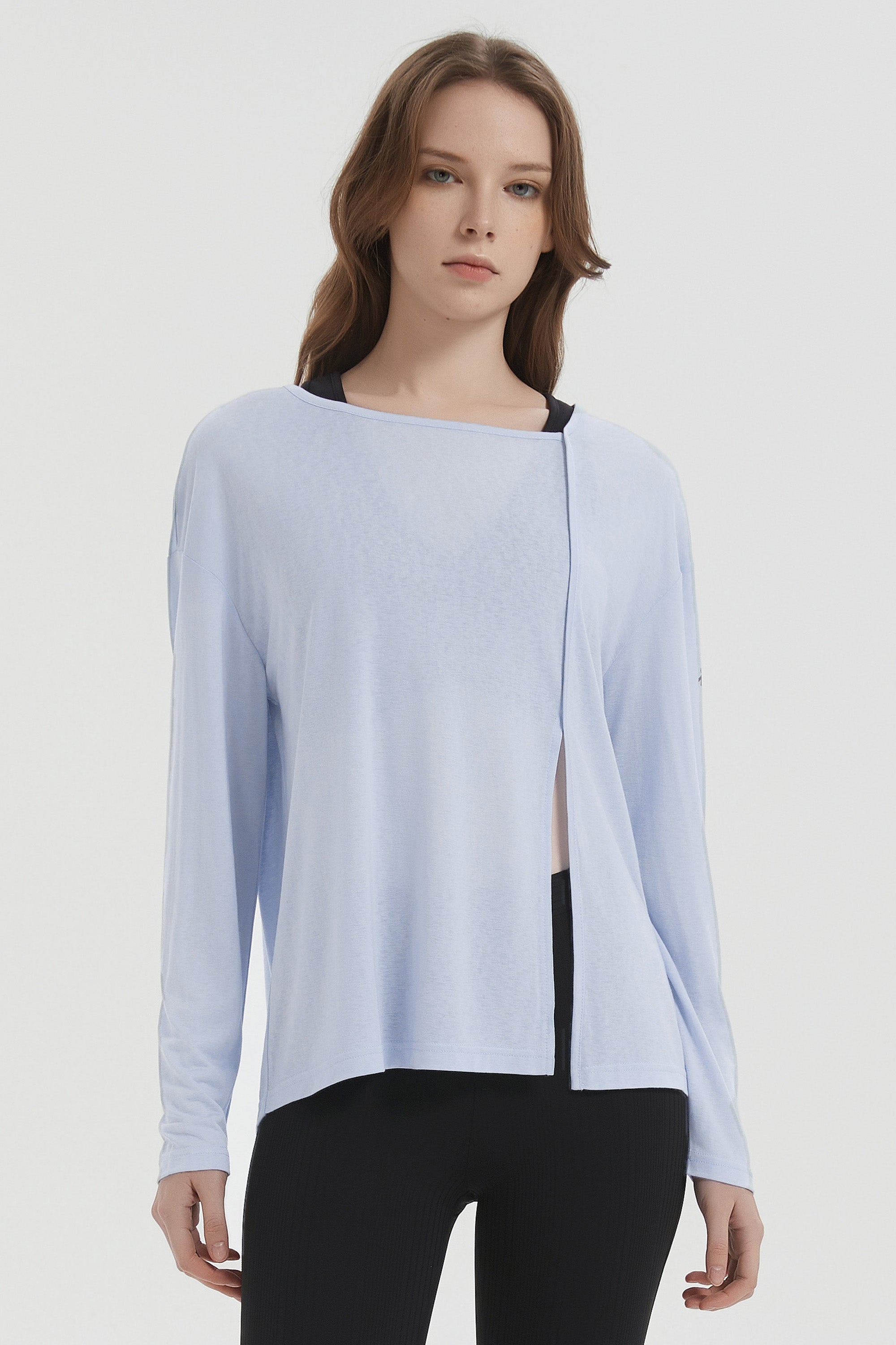 orolay Long Sleeve Sun T-Shirts Lightweight UV Protection #color_light blue