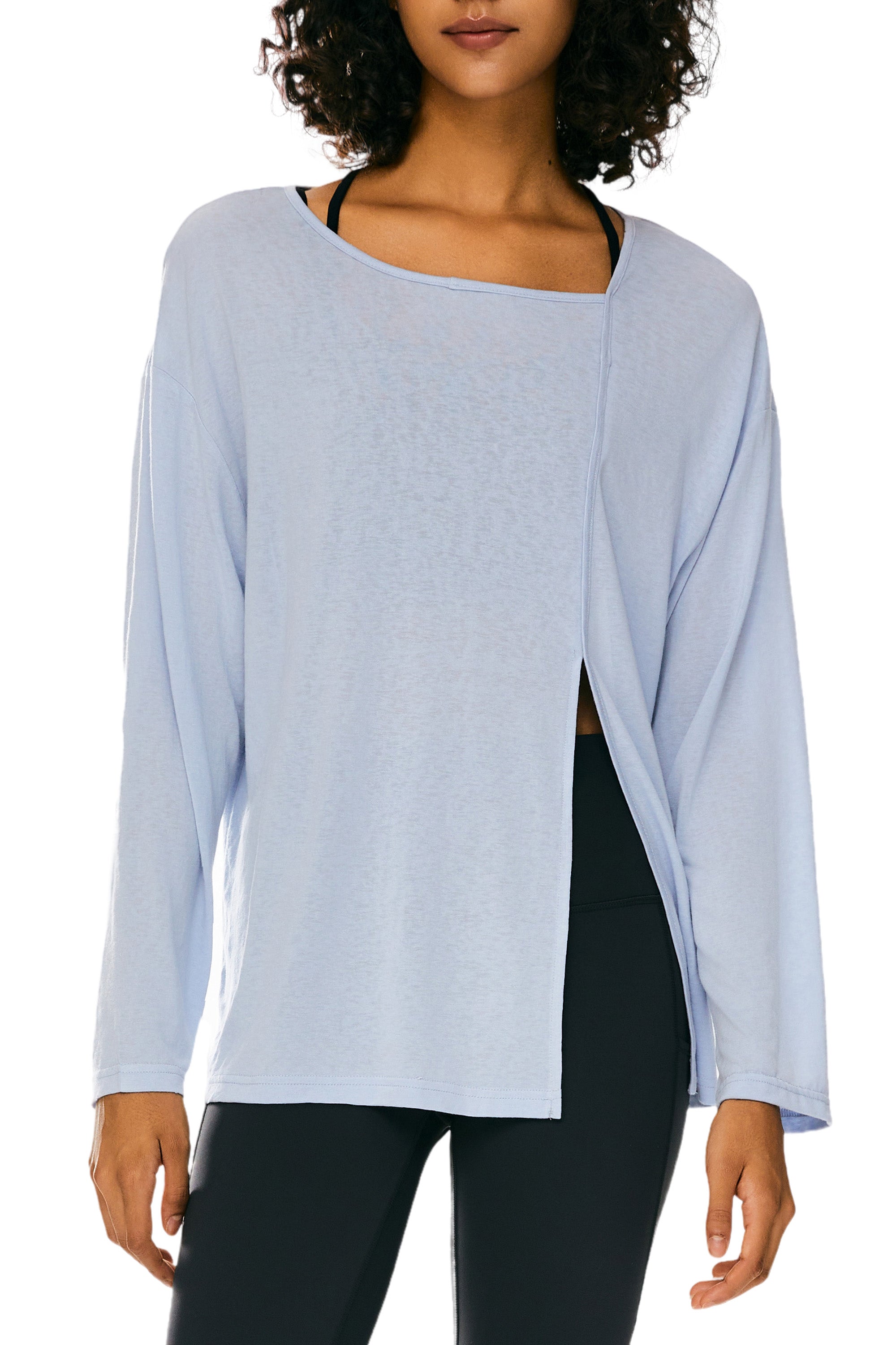 orolay Long Sleeve Sun T-Shirts Lightweight UV Protection #color_light blue