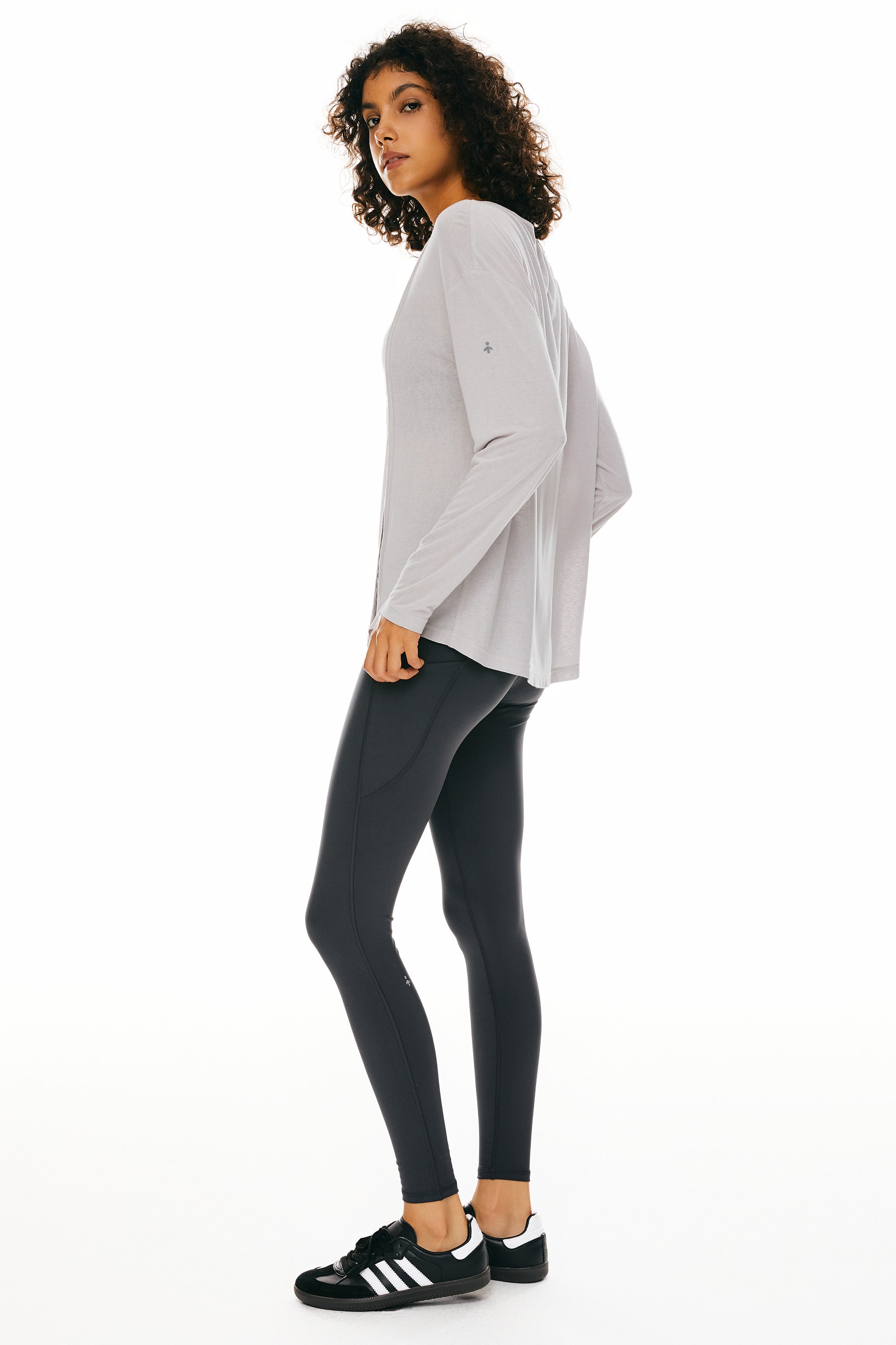 orolay Long Sleeve Sun T-Shirts Lightweight UV Protection #color_gray