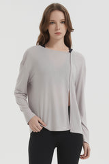 orolay Long Sleeve Sun T-Shirts Lightweight UV Protection #color_gray