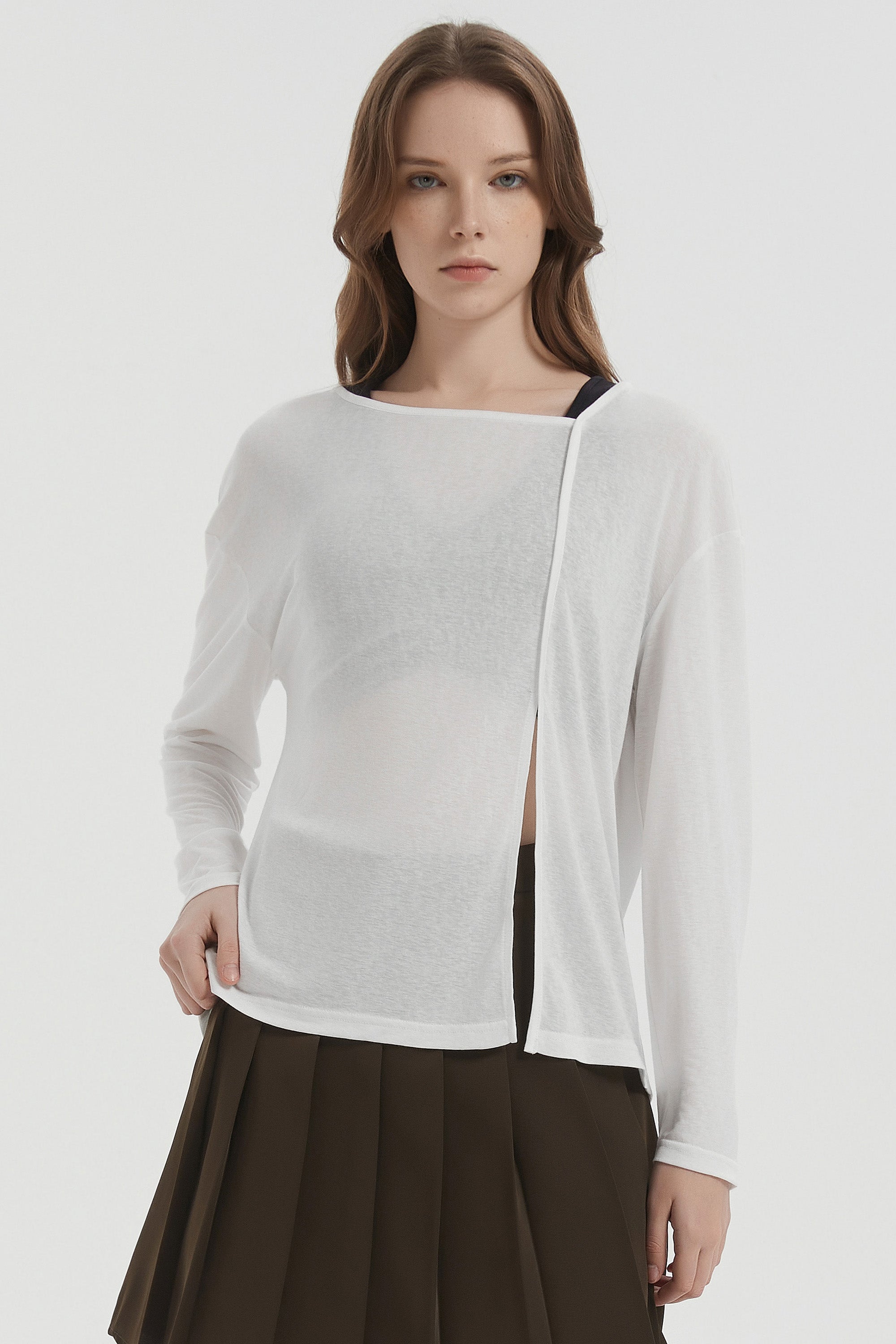 orolay Long Sleeve Sun T-Shirts Lightweight UV Protection #color_gray