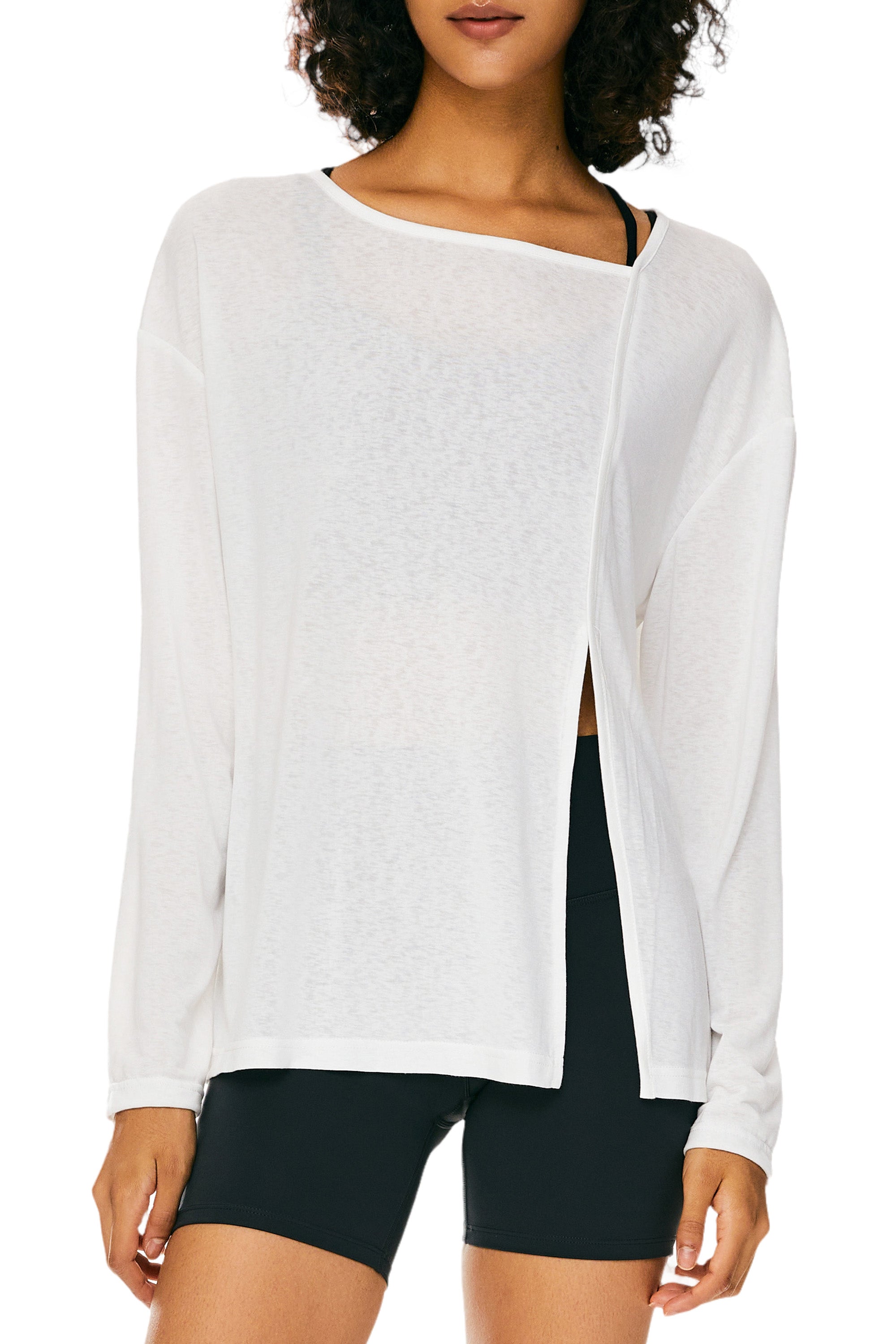 orolay Long Sleeve Sun T-Shirts Lightweight UV Protection #color_white