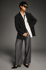 Long Sleeve Office Blazer from Orolay - #color_Charcoal