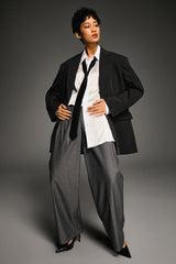 Long Sleeve Office Blazer from Orolay - #color_Charcoal