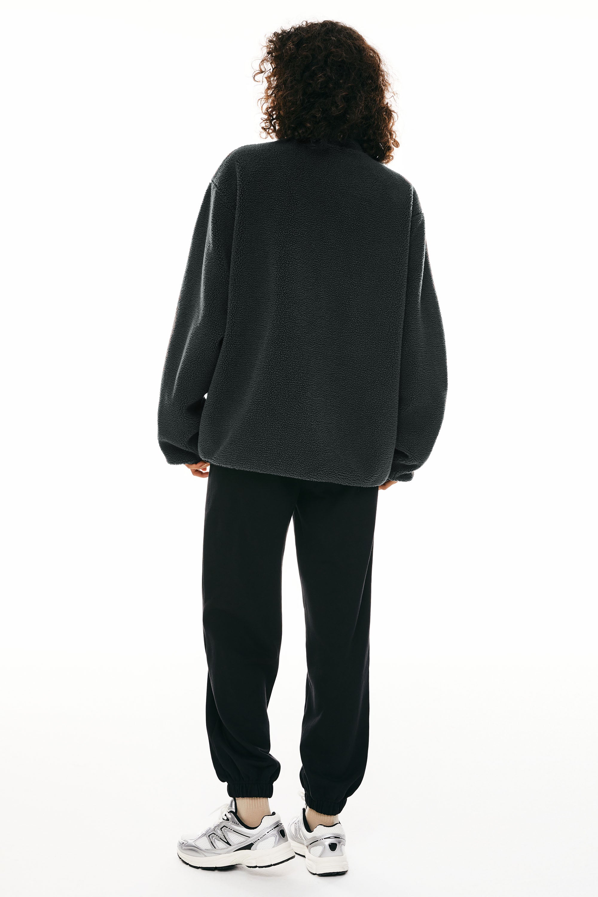 Orolay Reversible Fleece Jackets Full Zip Long Sleeve #color_Odyssey Gray