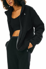 Orolay Reversible Fleece Jackets Full Zip Long Sleeve #color_Odyssey Gray