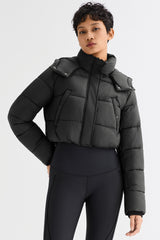 Orolay Urban Essential Short Puffer #color_black